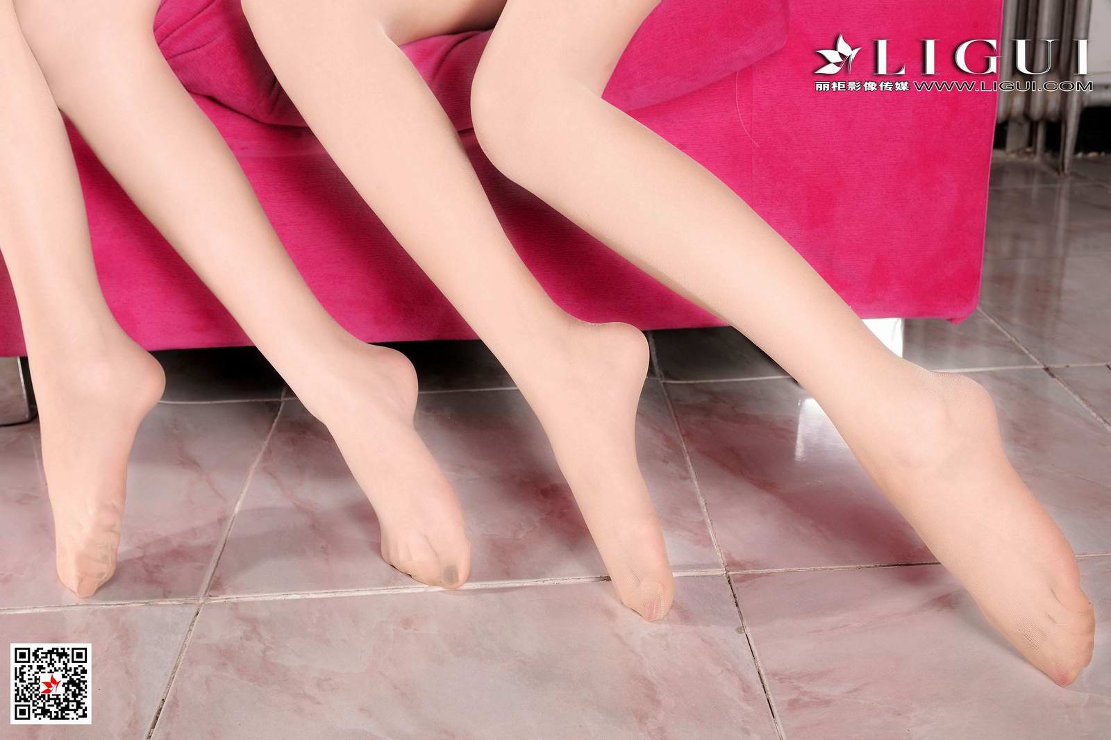 Ligui丽柜 2020.04.12 网络丽人 Model 美美&侨侨第2张