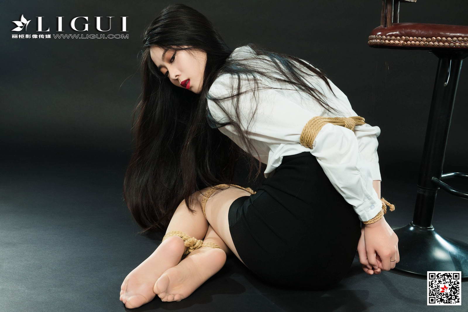 Ligui丽柜 2020.10.02《紧缚新莲》白雪第14张