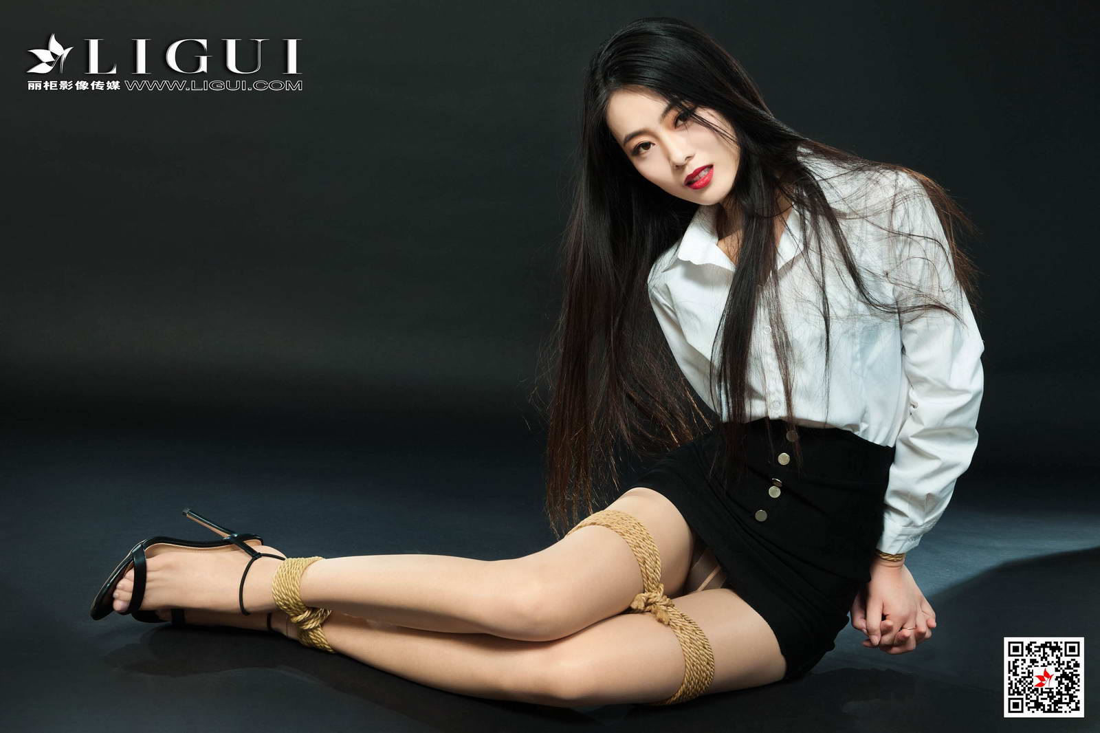 Ligui丽柜 2020.10.02《紧缚新莲》白雪第6张