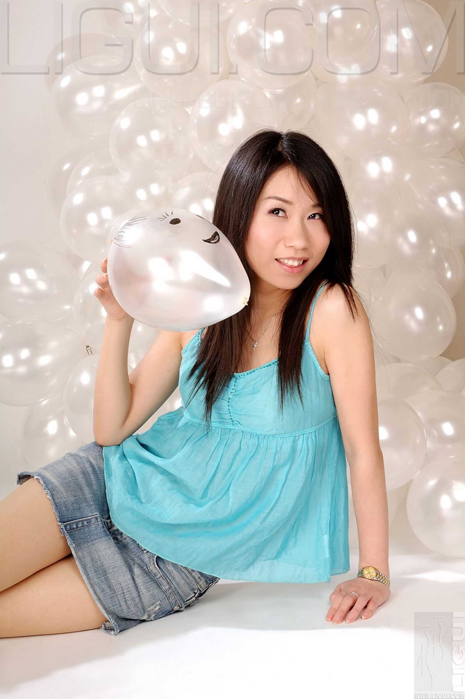 [丽柜LiGui] Model 海伦《白色的幻想》丝足写真集图第9张