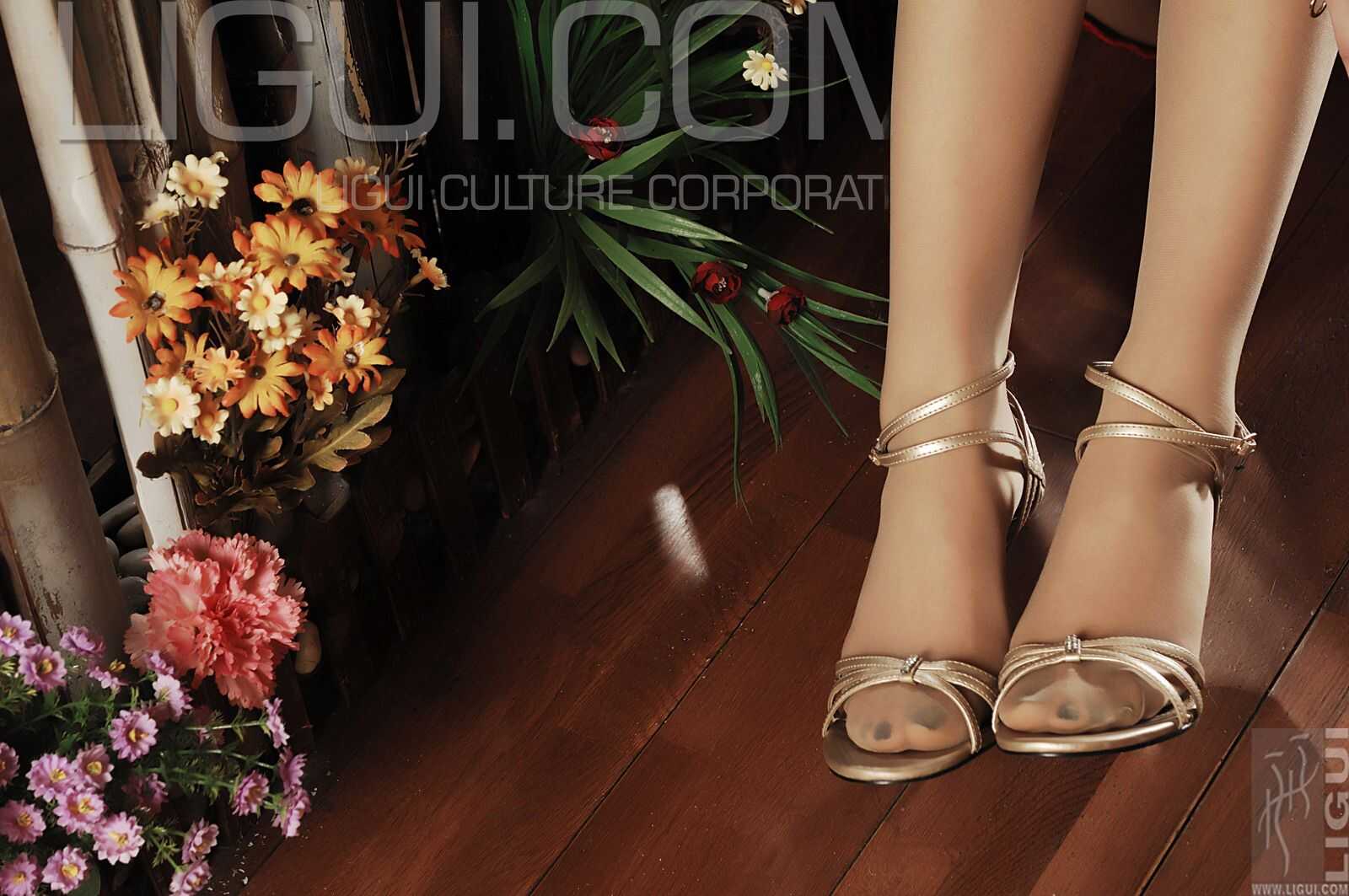 [丽柜LiGui] Model 海伦《少女的紅裙》丝足写真集图第3张