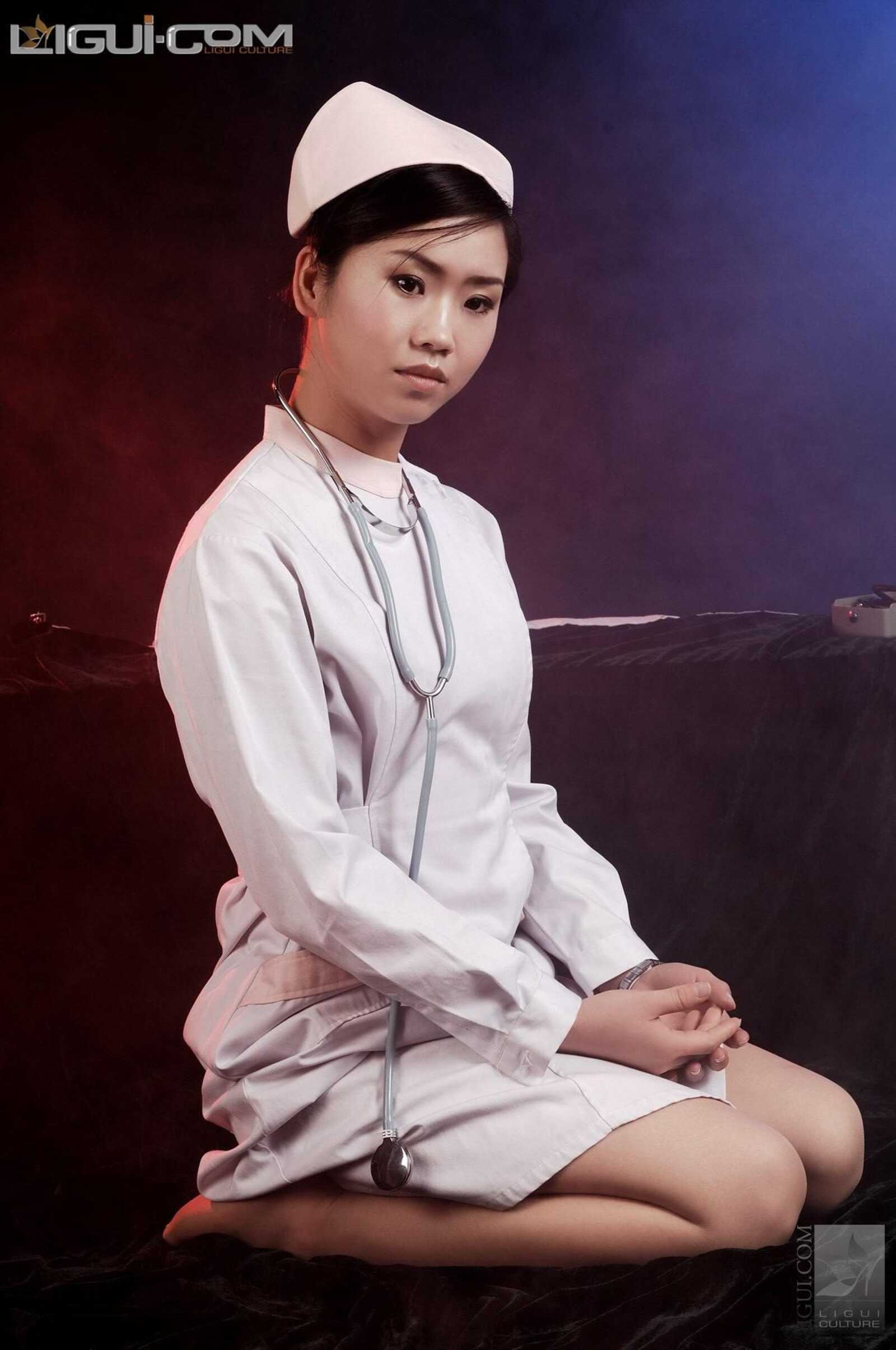 Model 由美《性感的天使护士》 [丽柜LiGui] 丝足写第5张