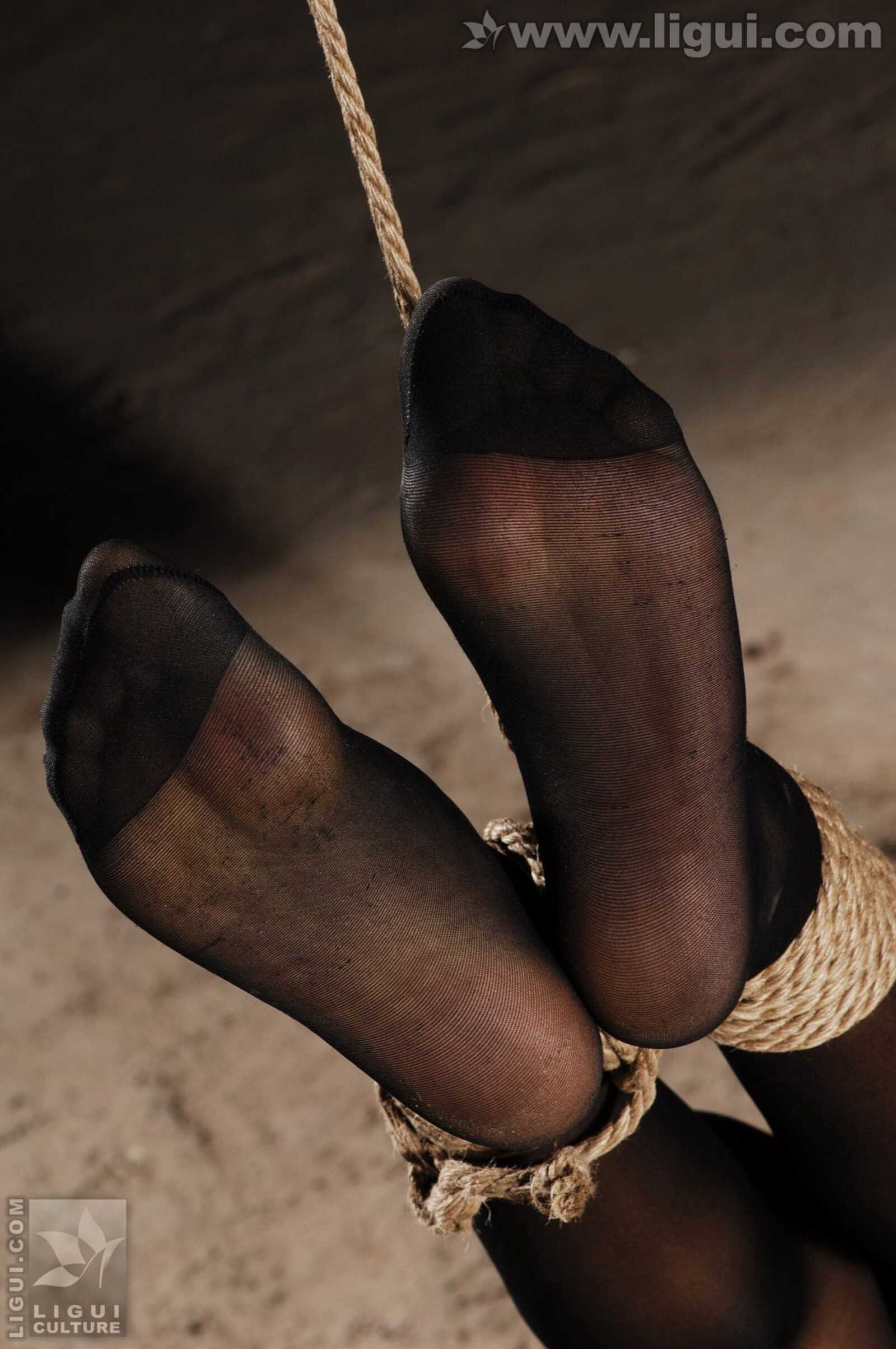 Model 伊园《黑丝诱惑捆绑主题》 [丽柜美束LiGui第10张