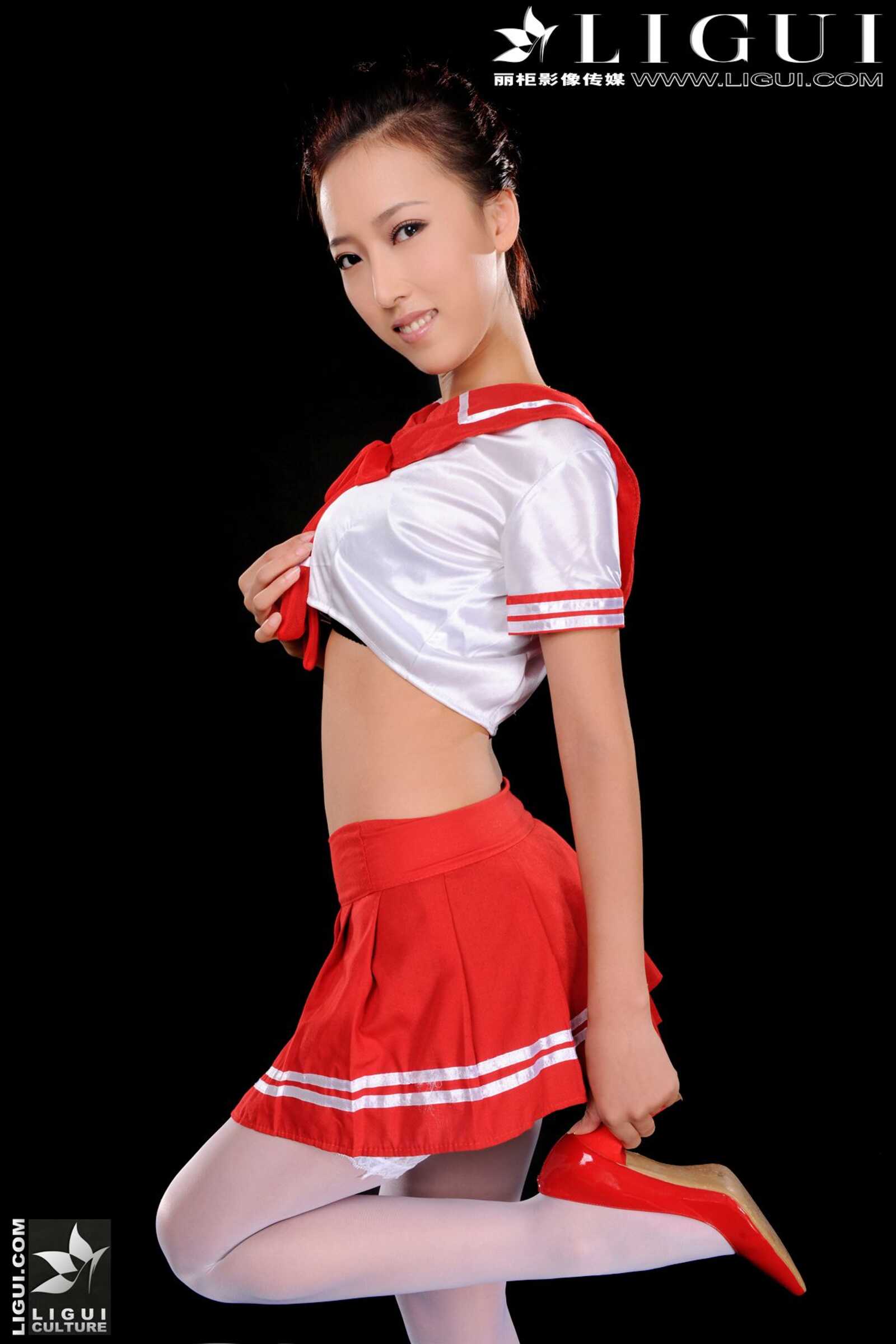 Model 美美《清纯学生妹》 上下合集 [丽柜LiGui] 美第16张