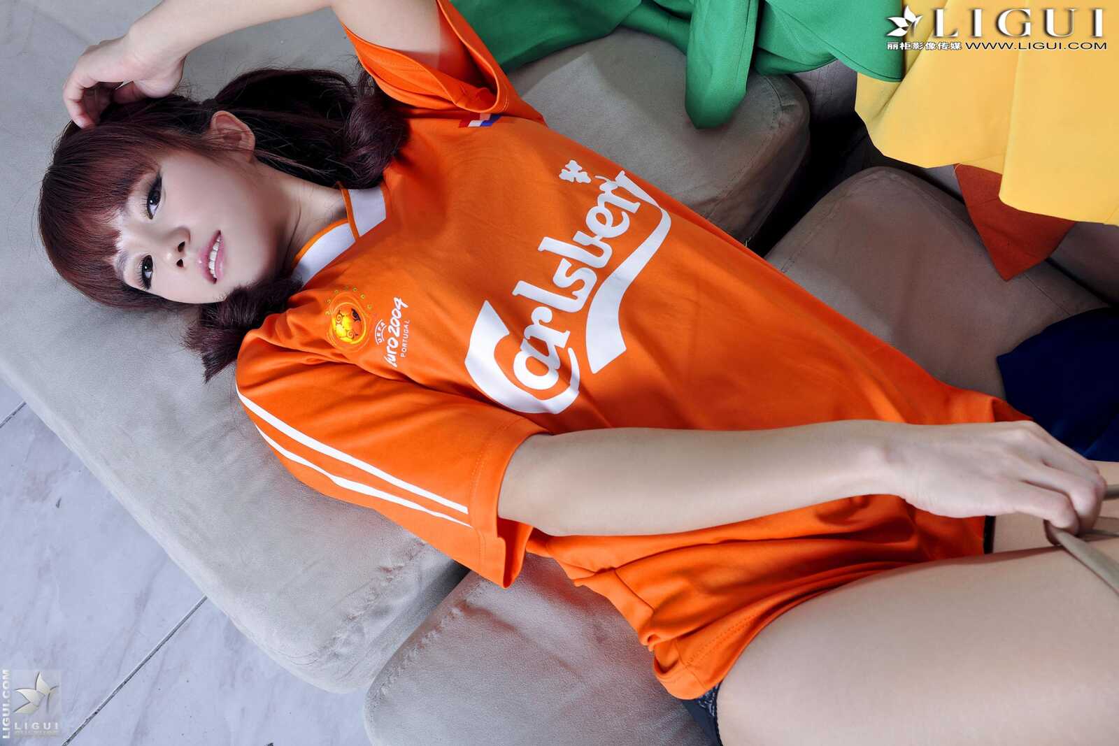 Model 安娜《足球宝贝丝足》 [丽柜LiGui] 美腿玉足第6张