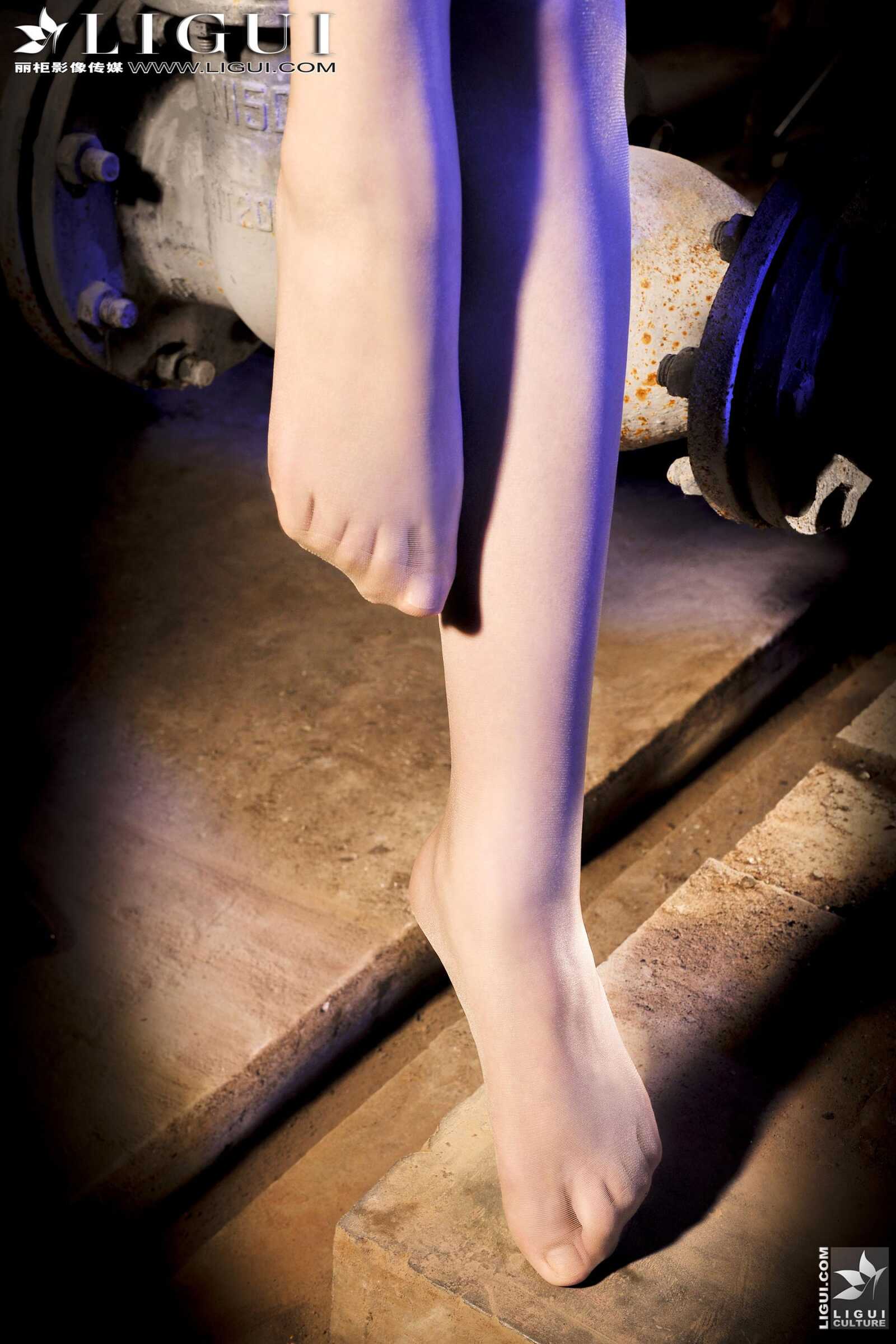 Model 文静《睡衣+肉丝袜高跟》[丽柜LiGui] 美腿丝第3张