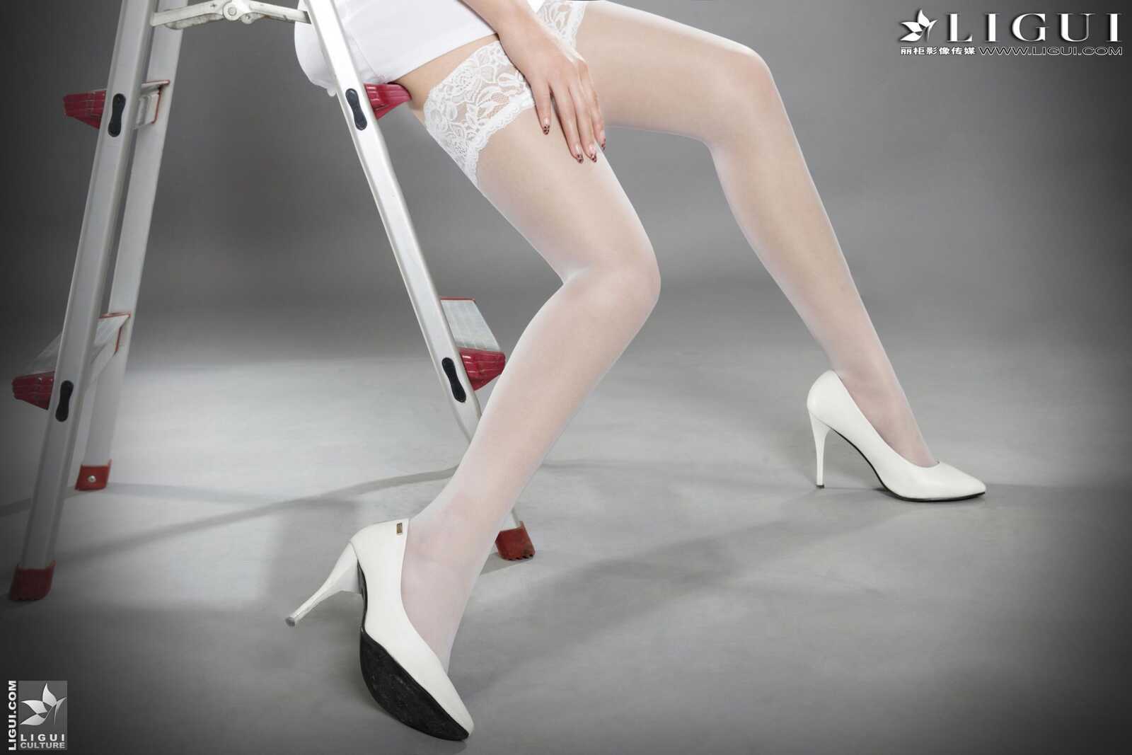 [丽柜贵足LiGui] Model 司琪《白丝护士》美腿丝足写第18张