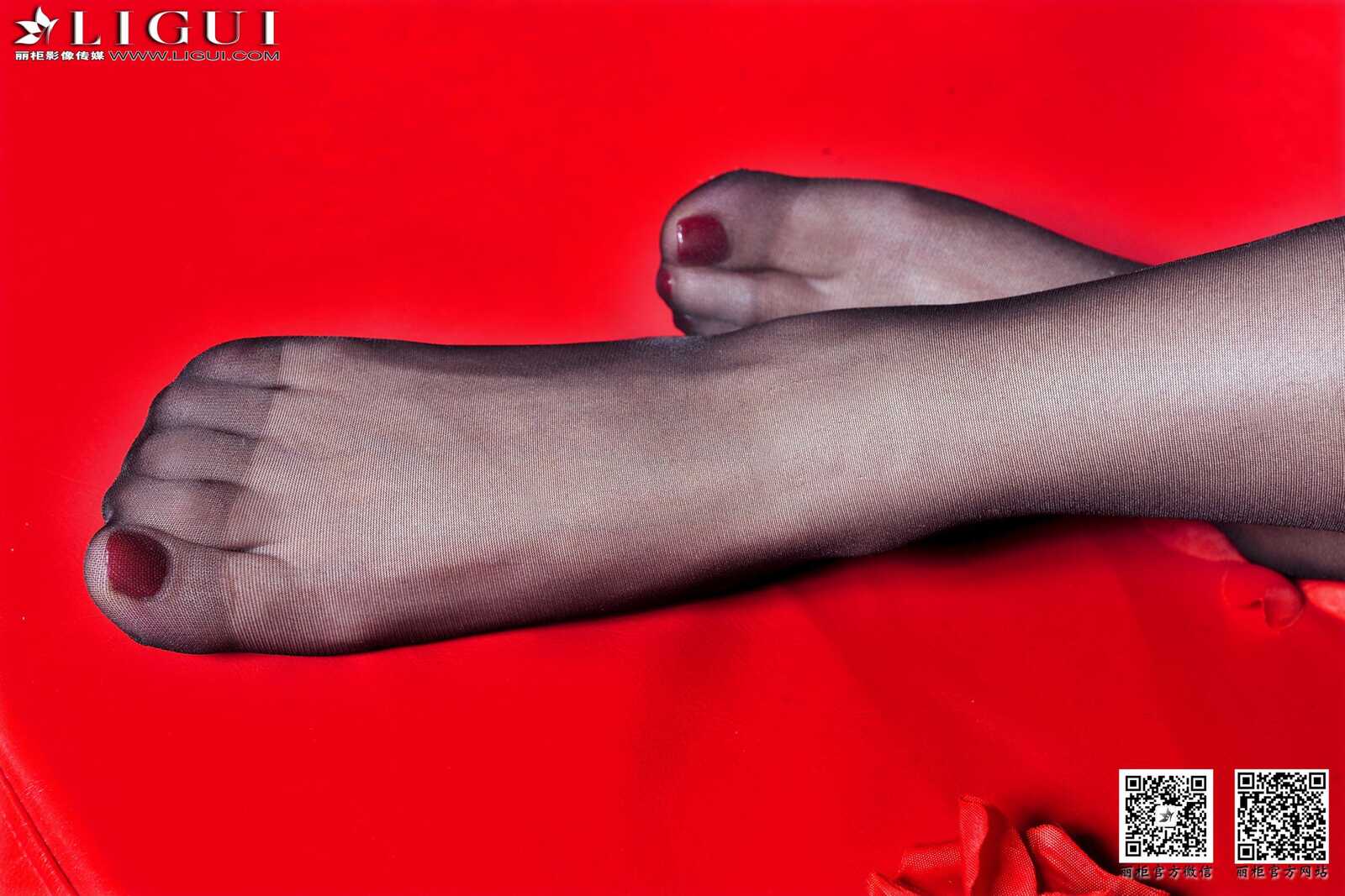 Model 安娜《黑丝高跟美足》上下全集 [丽柜LiGui第8张