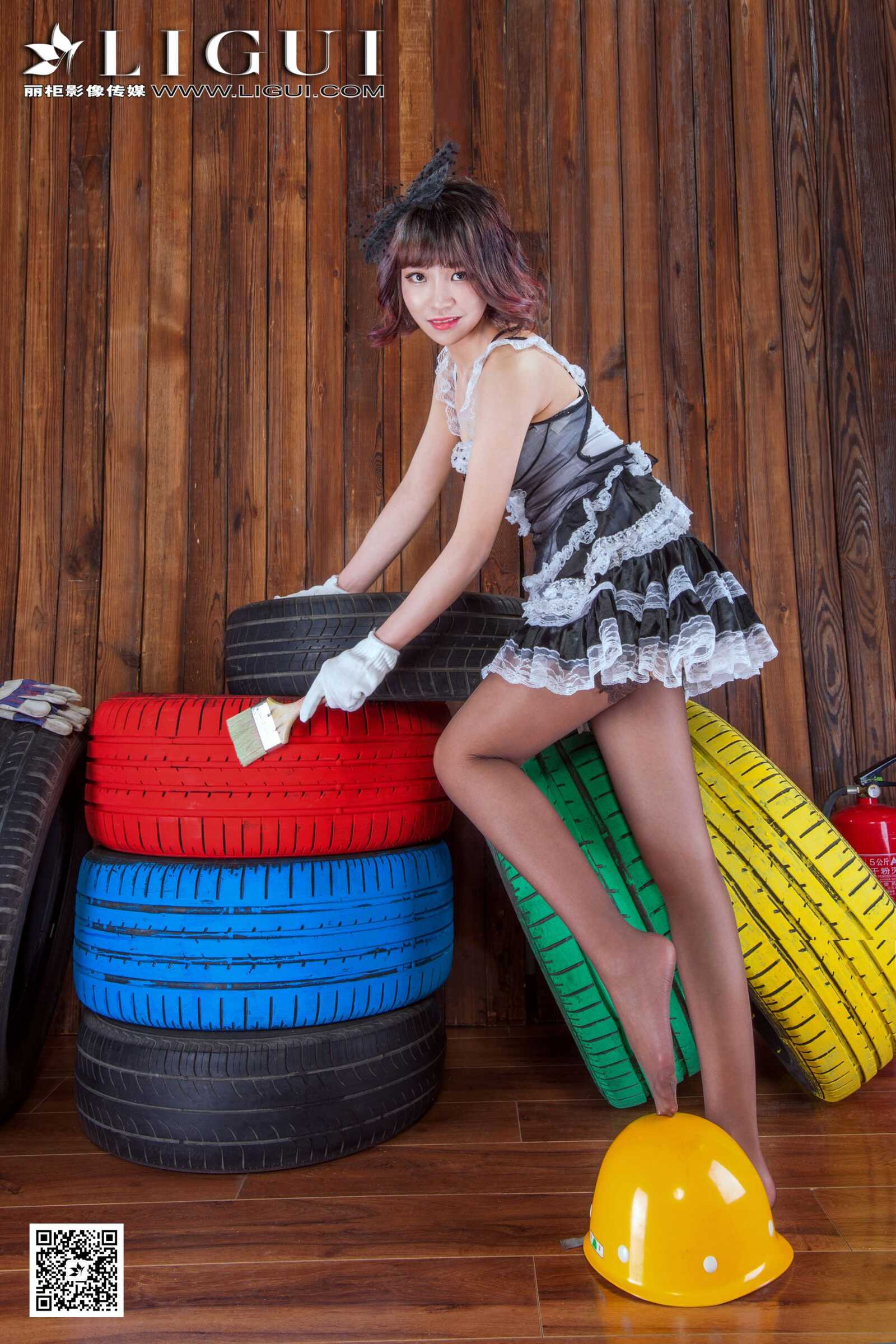 Model ALAN《灰丝蕾丝女仆》上下全集  [丽柜LiGui]第12张