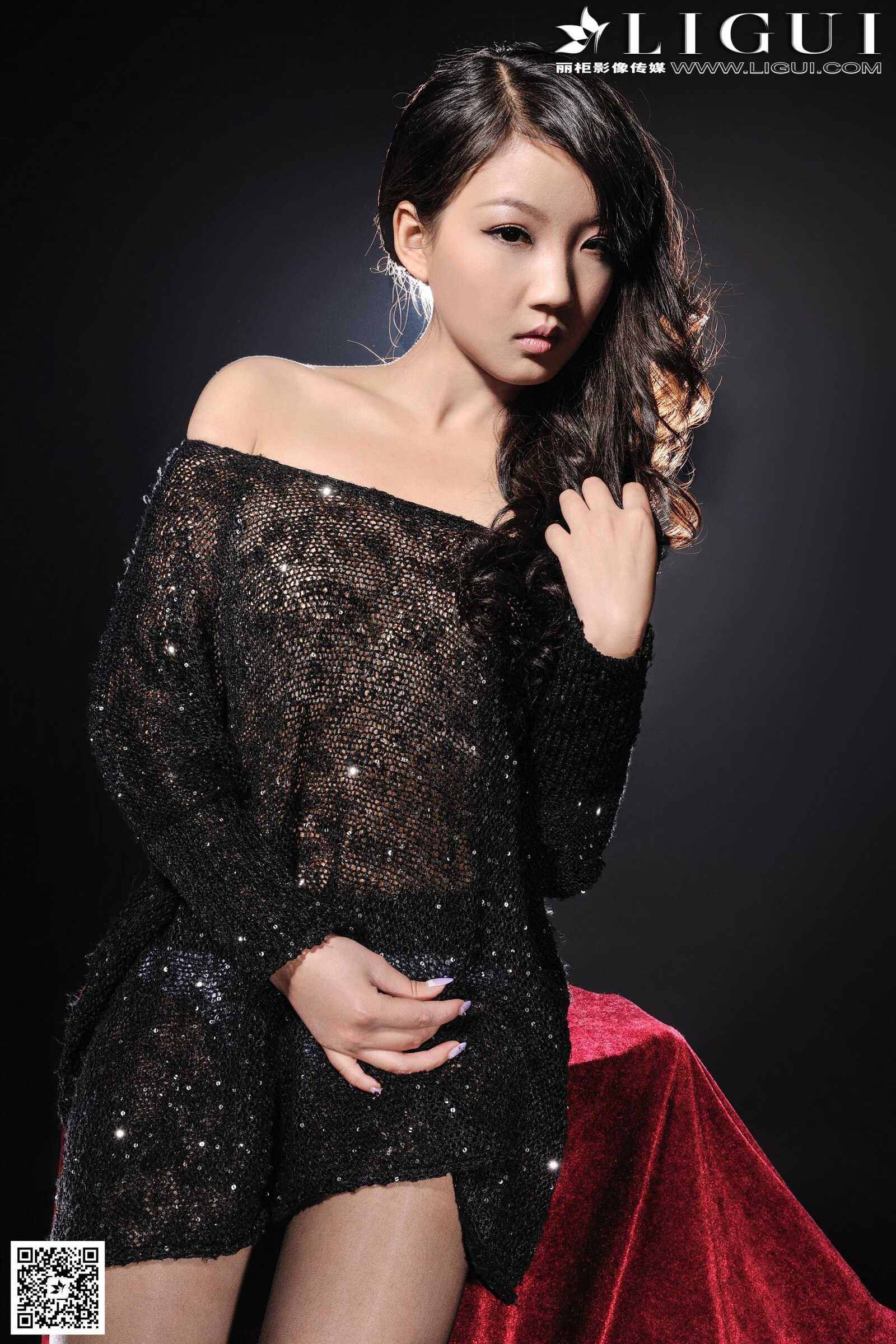 [丽柜LiGui] Model 司琪《贵美人黑丝美足》美腿玉足第18张