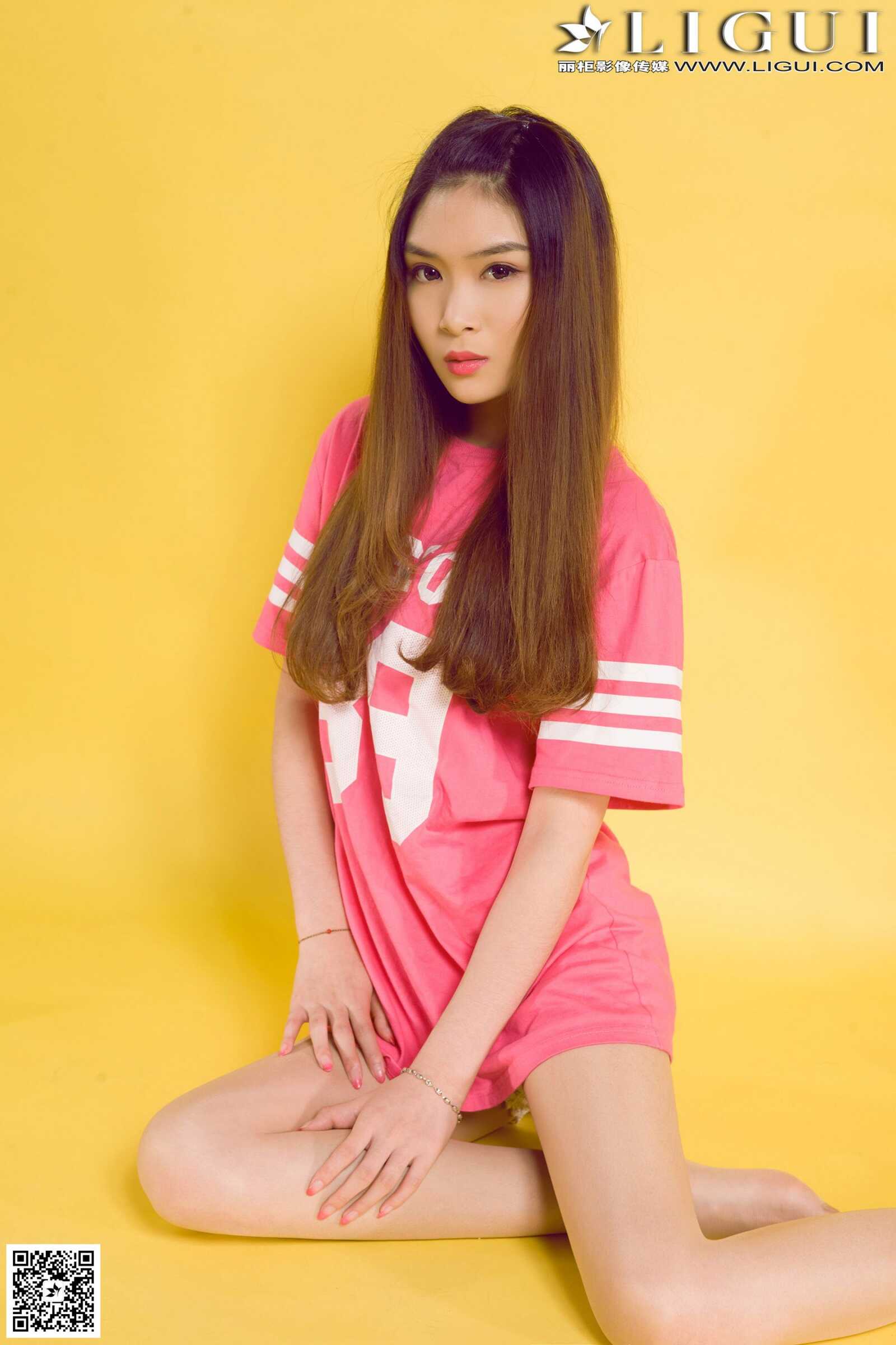 [丽柜LiGui] Model 允儿《篮球少女羽毛球运动系列》第6张