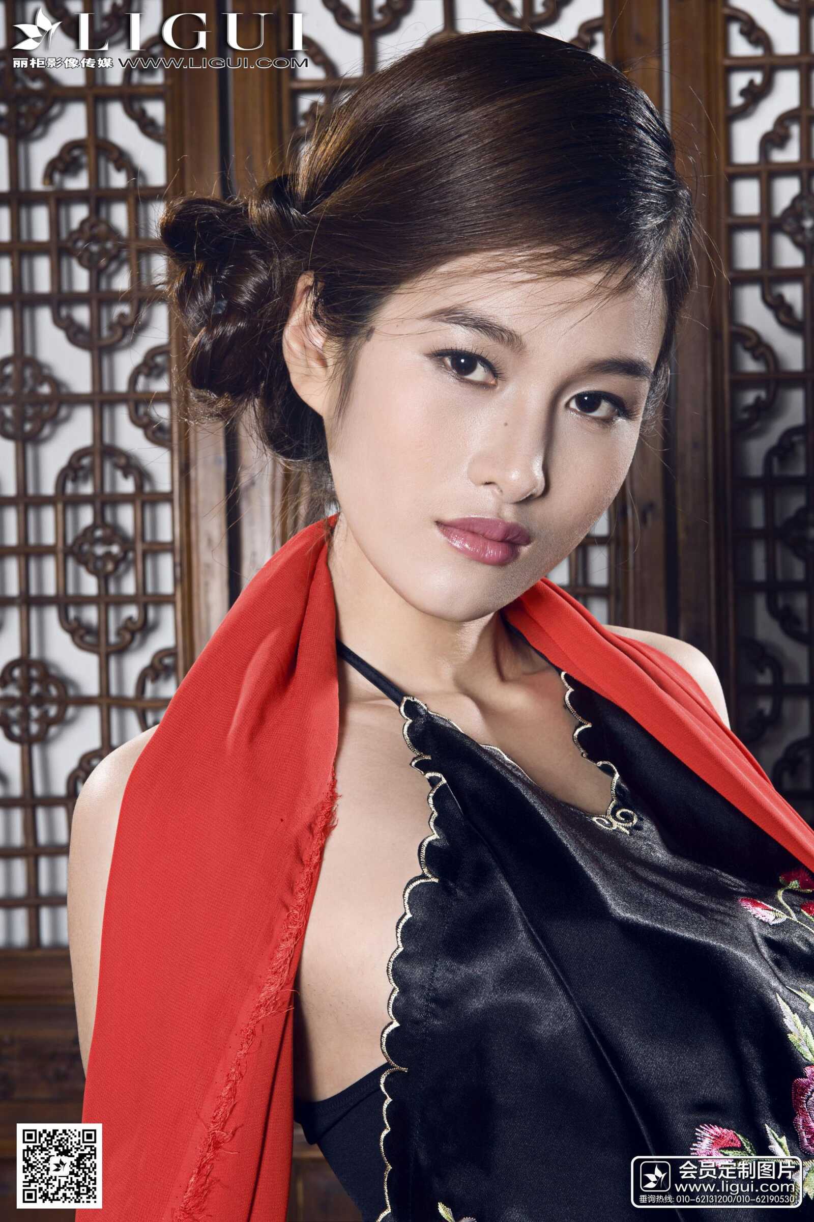 Model 潼潼《肚兜网袜捆绑绳艺》上下全集 [丽柜美第17张