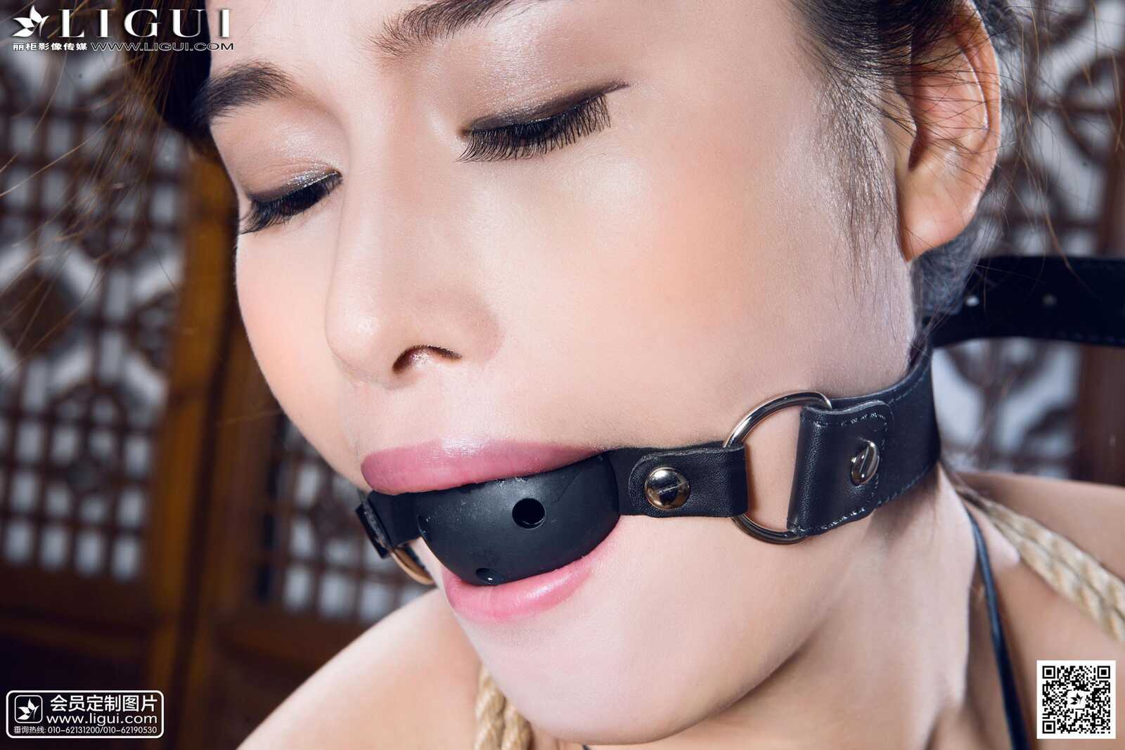 Model 潼潼《肚兜网袜捆绑绳艺》上下全集 [丽柜美第6张