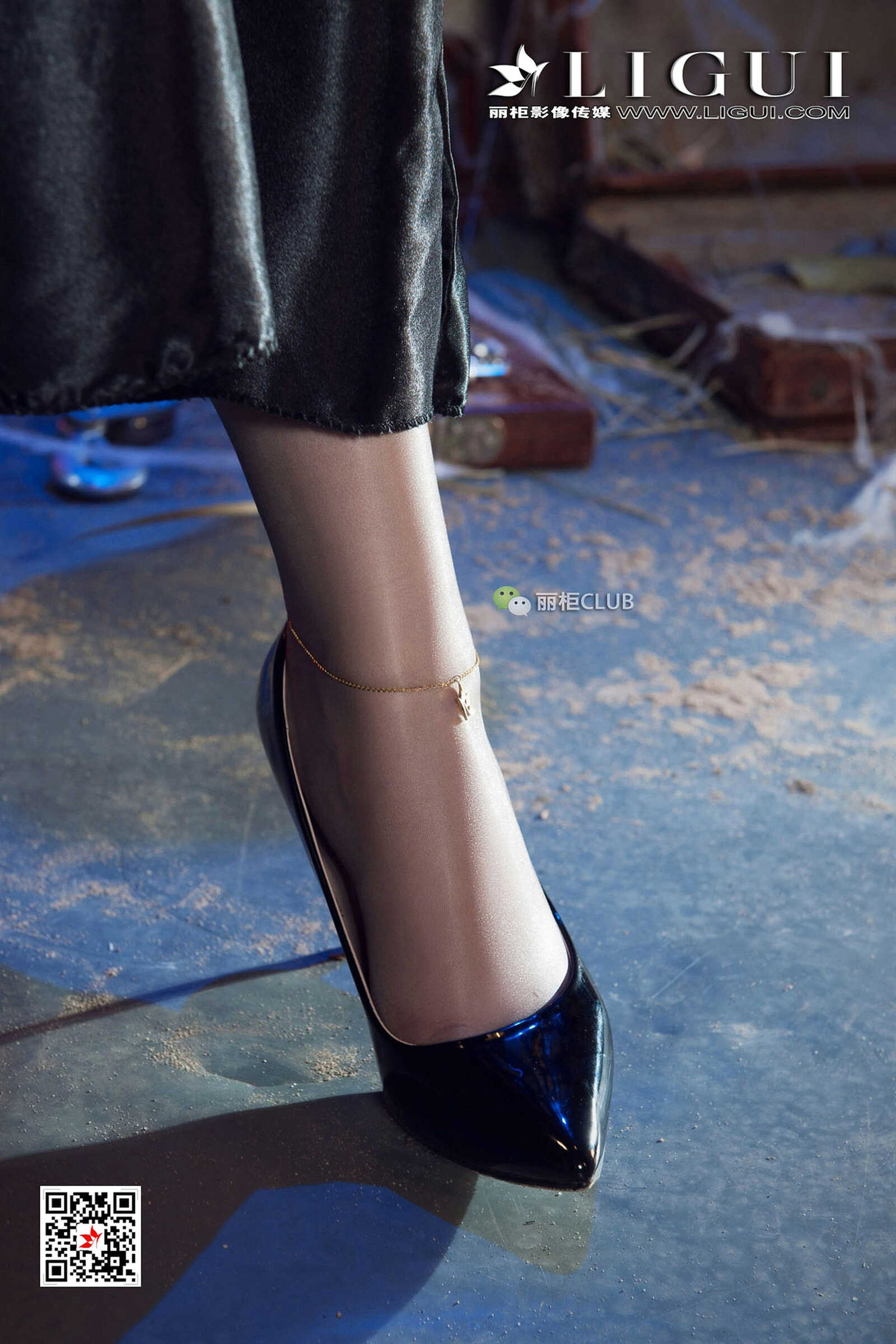 Model 雪糕《女王灰丝》 [丽柜Ligui] 写真集第11张