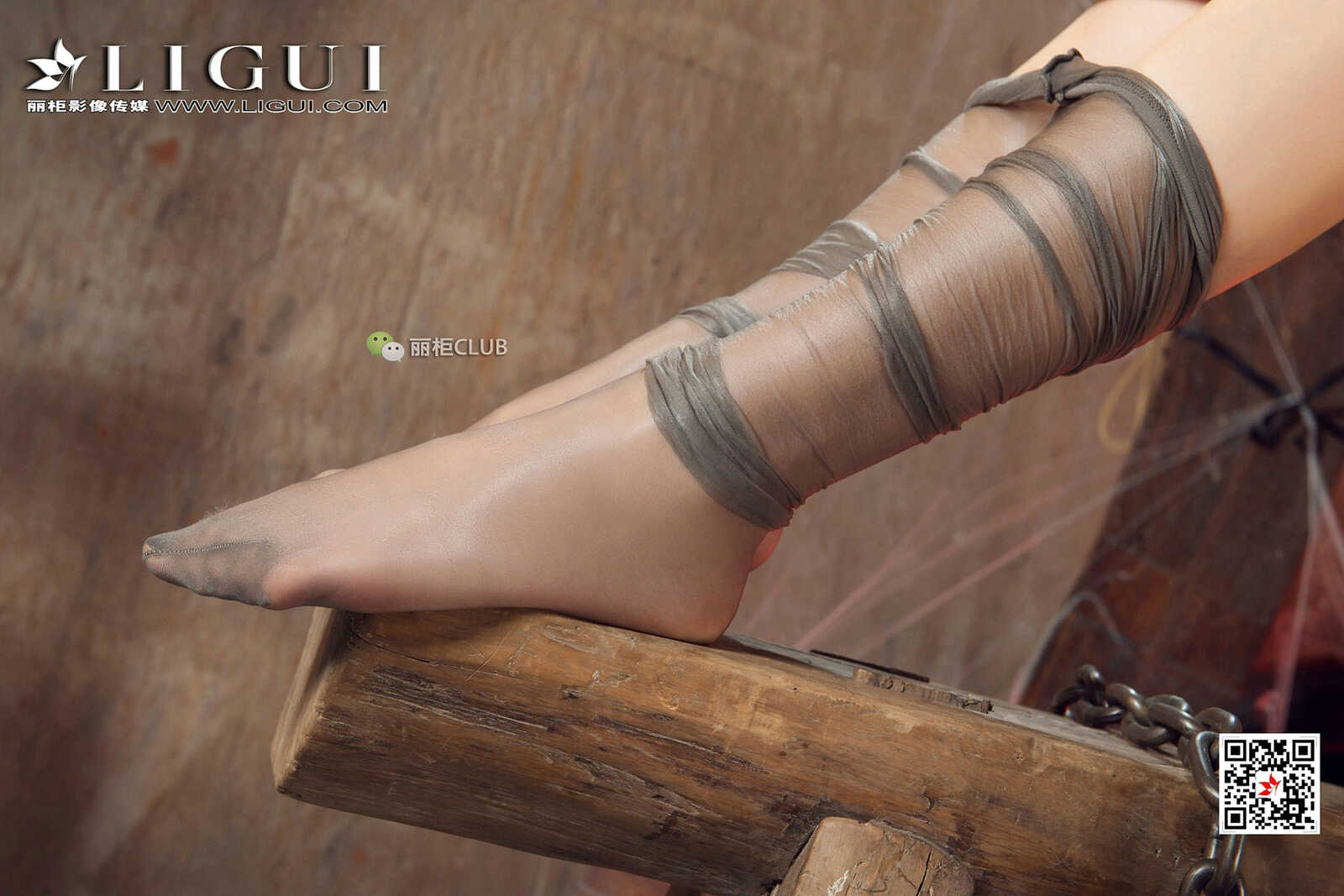 Model 雪糕《女王灰丝》 [丽柜Ligui] 写真集第4张