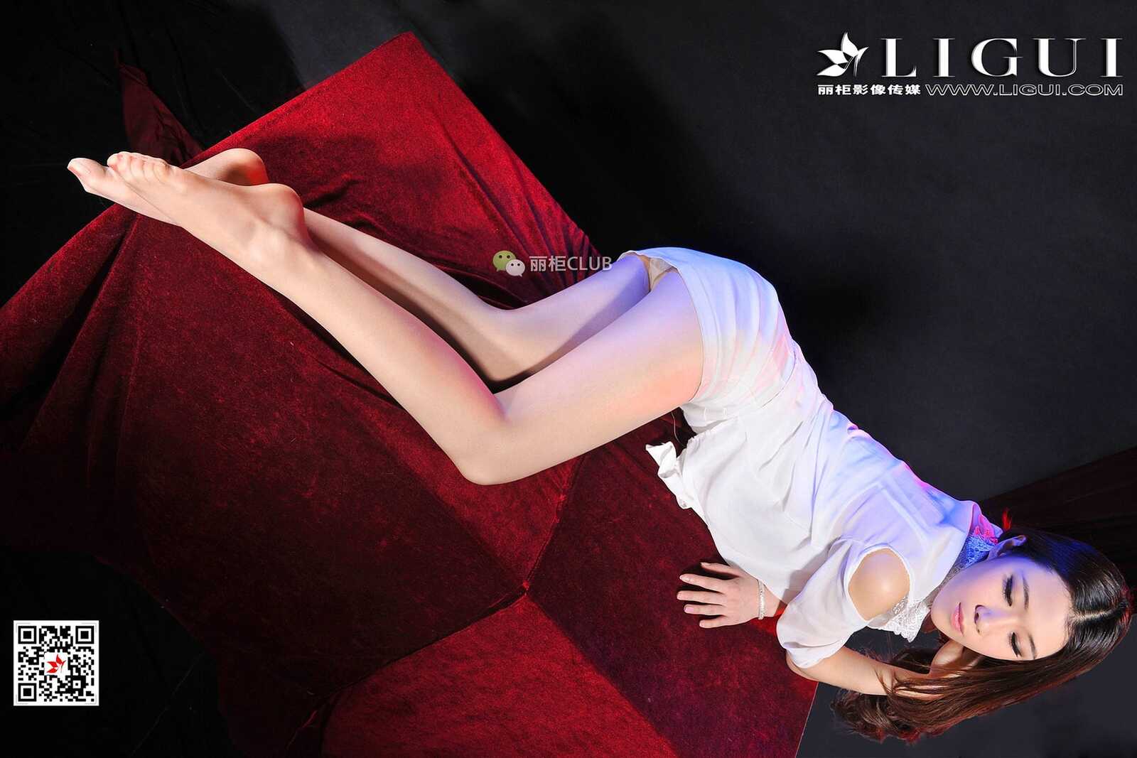 Model 美辰《肉丝玉足》 [丽柜Ligui] 写真集第2张