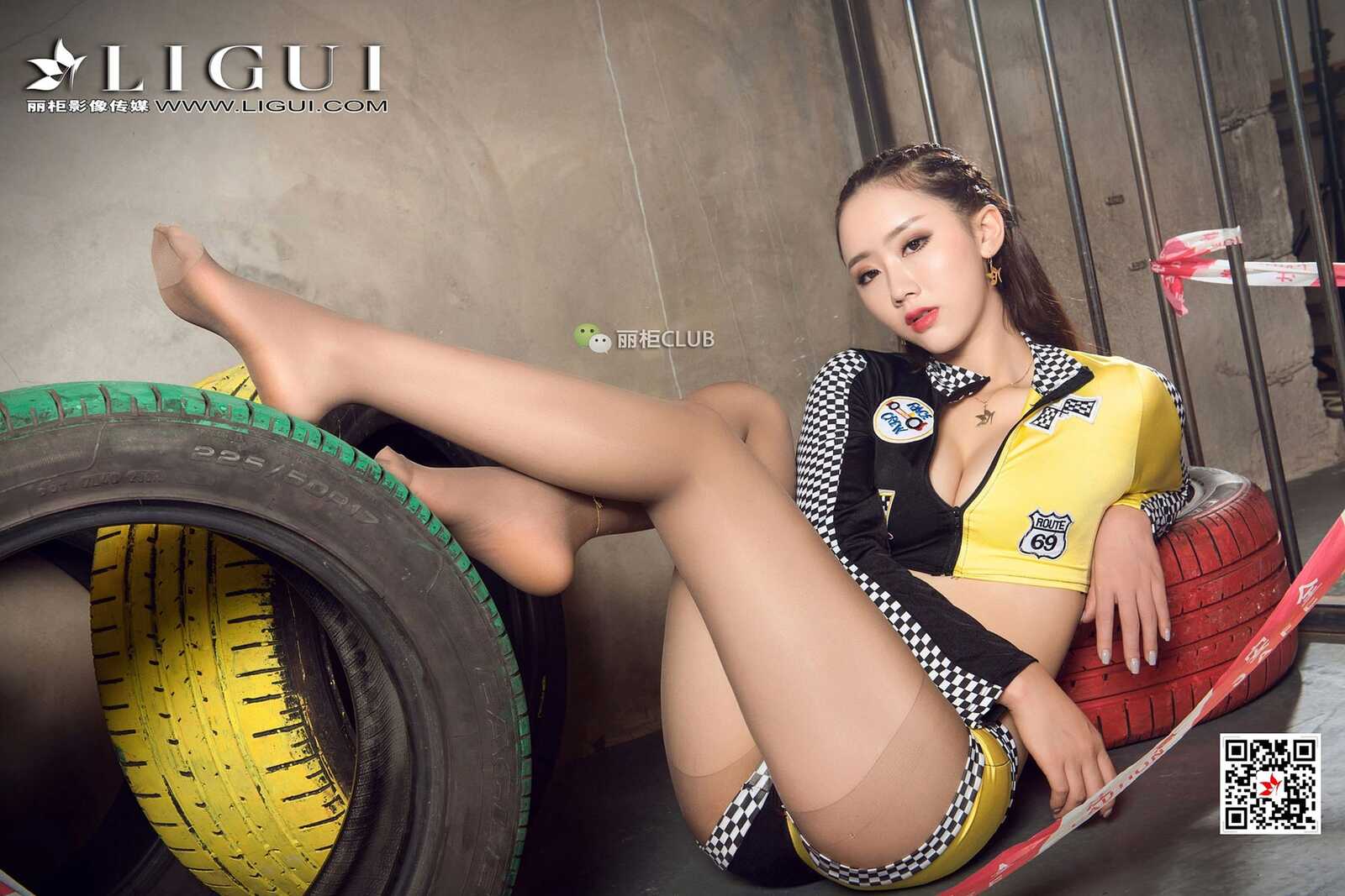 Model 然然《监狱运动女郎》 [丽柜Ligui] 写真集第1张