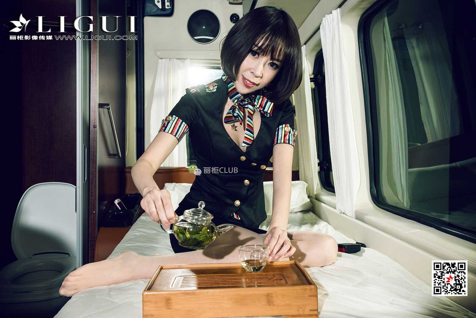 Model 足模Vicky《空姐丝足》 [丽柜Ligui] 写真集第4张