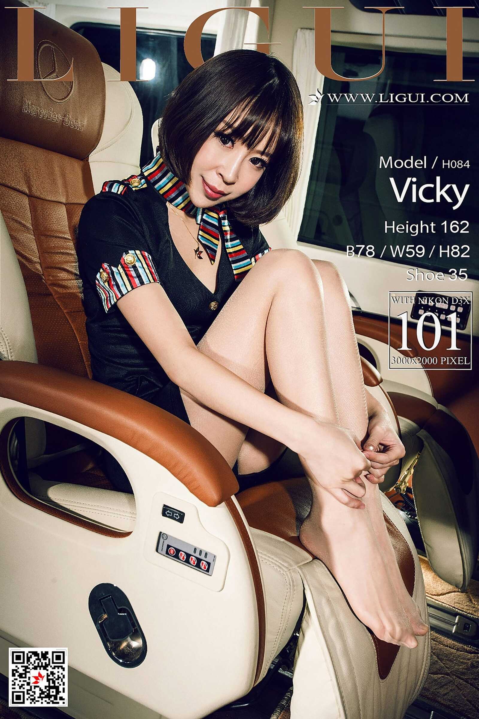Model 足模Vicky《空姐丝足》 [丽柜Ligui] 写真集第22张