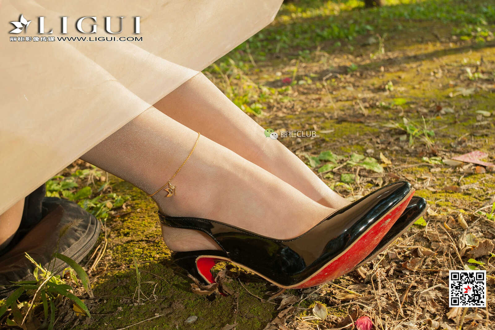 Model 筱筱《郊外肉丝丝足》 [丽柜Ligui] 写真集第1张
