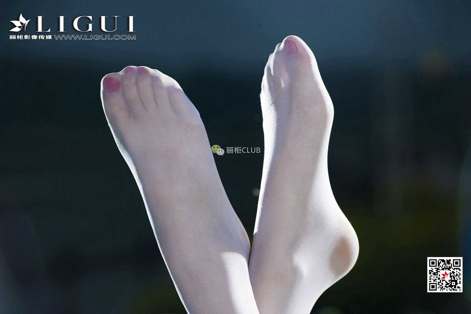 Model 雪儿《夜空白丝》 [丽柜Ligui] 写真集第12张