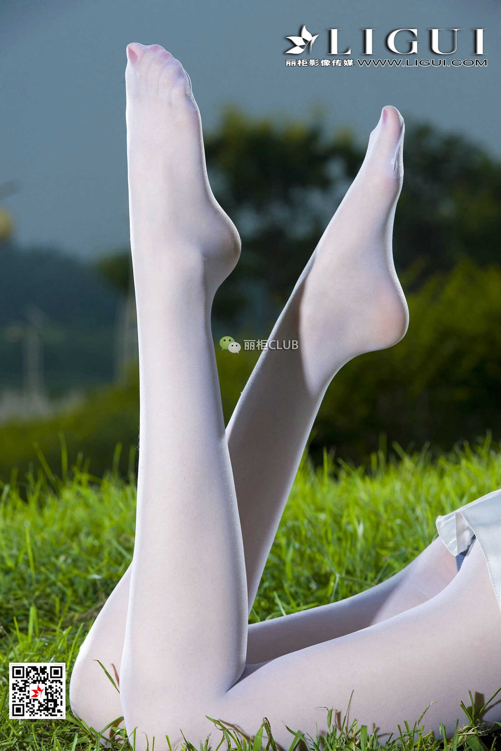 Model 雪儿《夜空白丝》 [丽柜Ligui] 写真集第8张