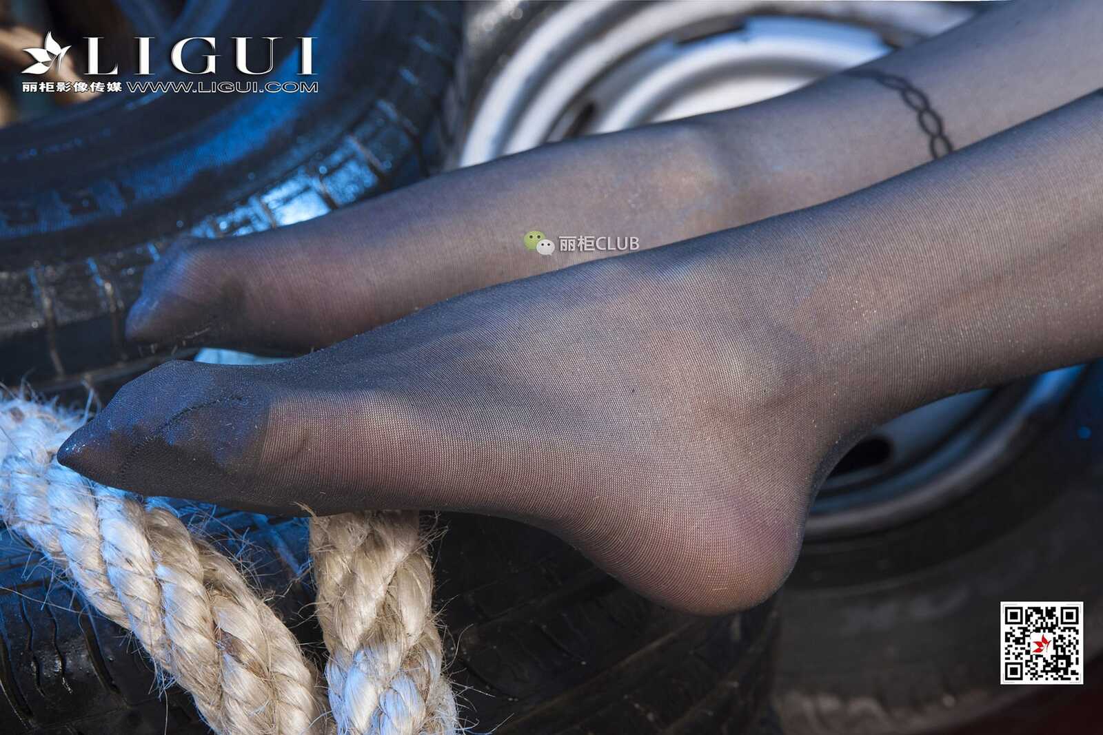 Mode 袁颖芬《黑丝高跟绳艺》 [丽柜Ligui] 写真集第10张