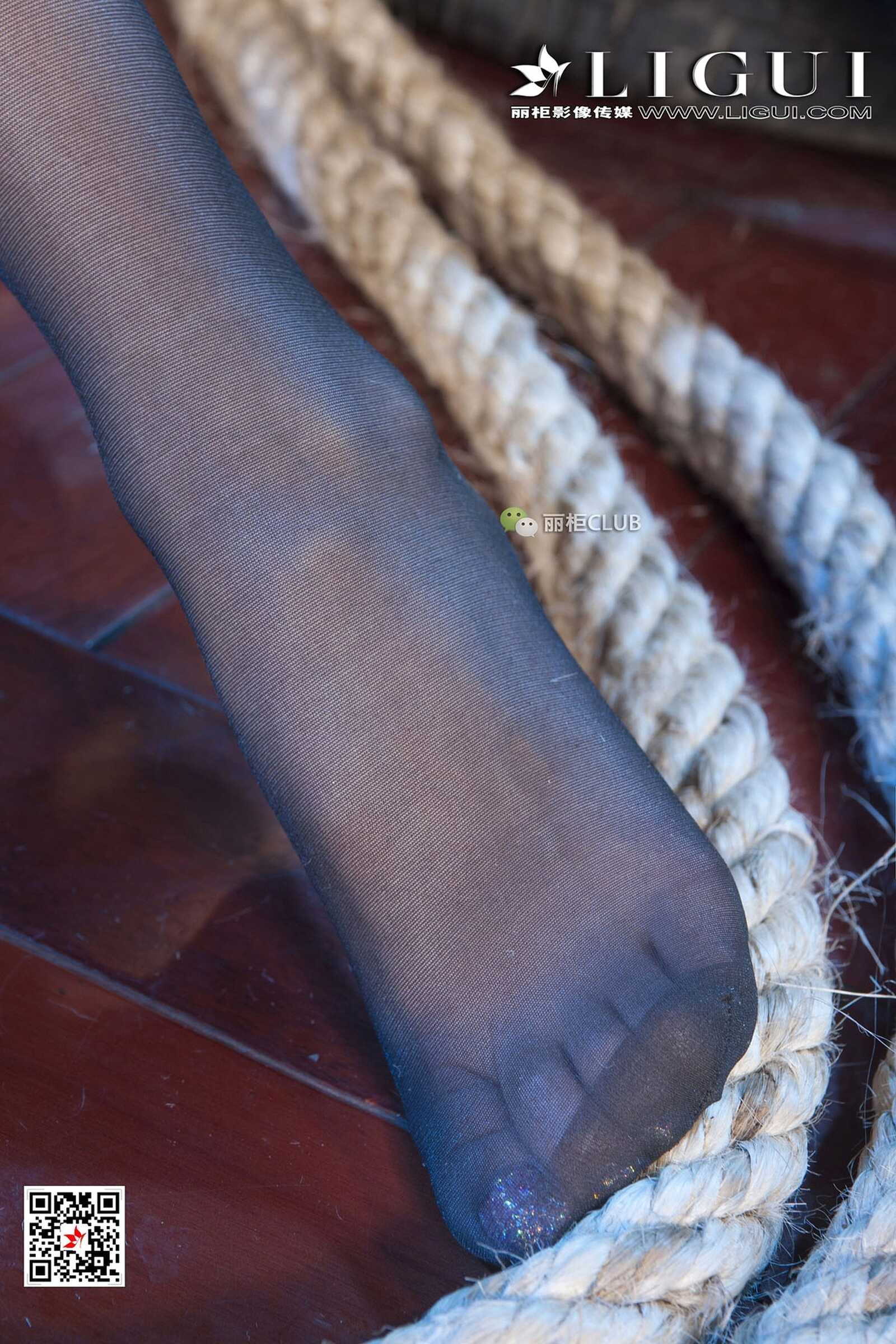 Mode 袁颖芬《黑丝高跟绳艺》 [丽柜Ligui] 写真集第8张