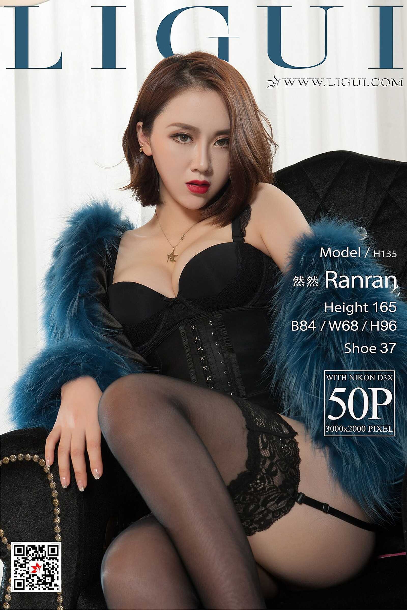 Mode 腿模然然《魅惑黑丝》 [丽柜Ligui] 写真集第17张