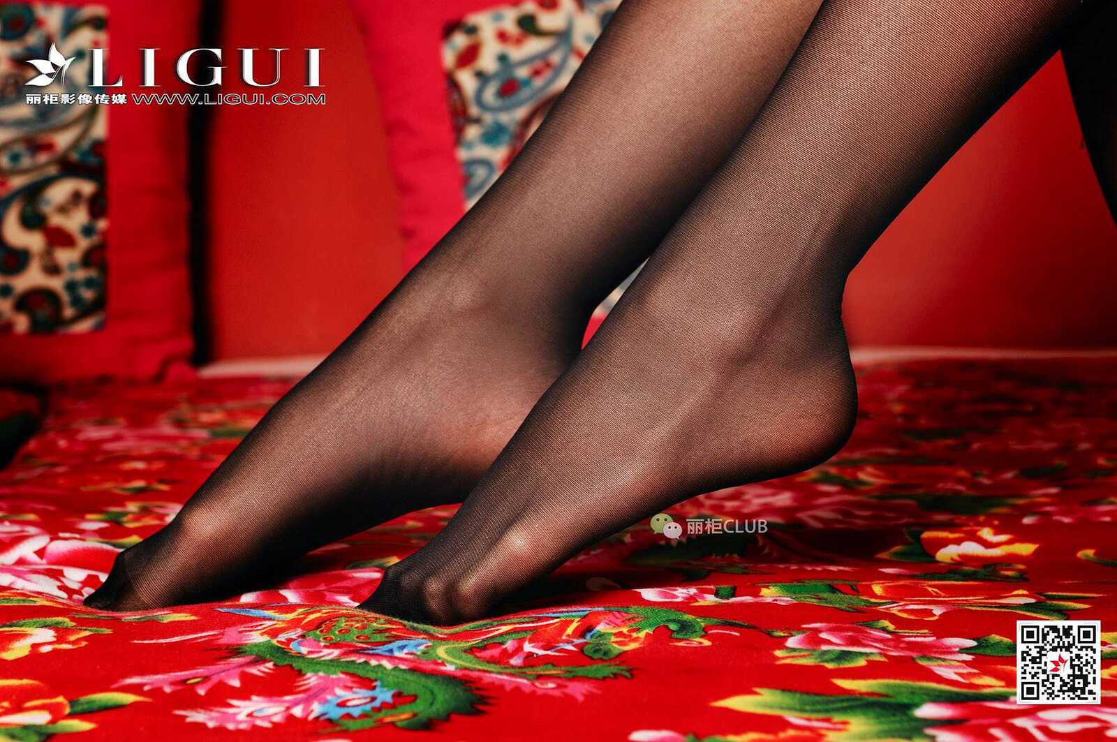 腿模刘钥《古典美丝》 [丽柜LIGUI] 丝袜美腿 写真第16张