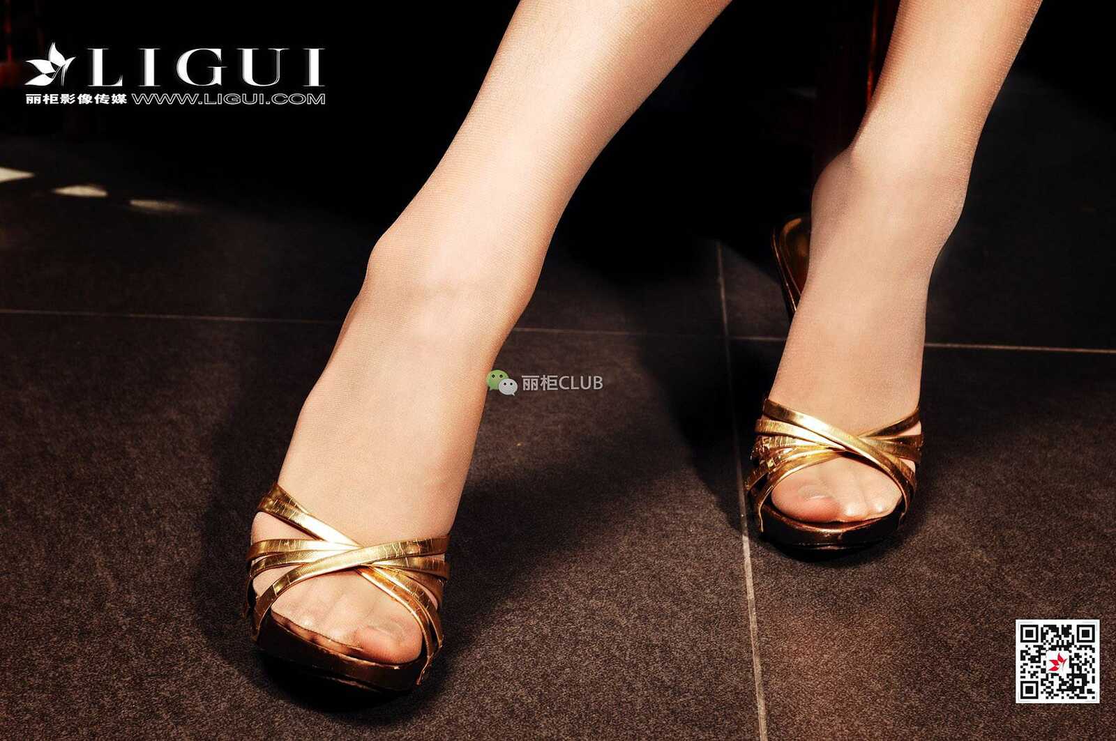腿模刘钥《古典美丝》 [丽柜LIGUI] 丝袜美腿 写真第14张