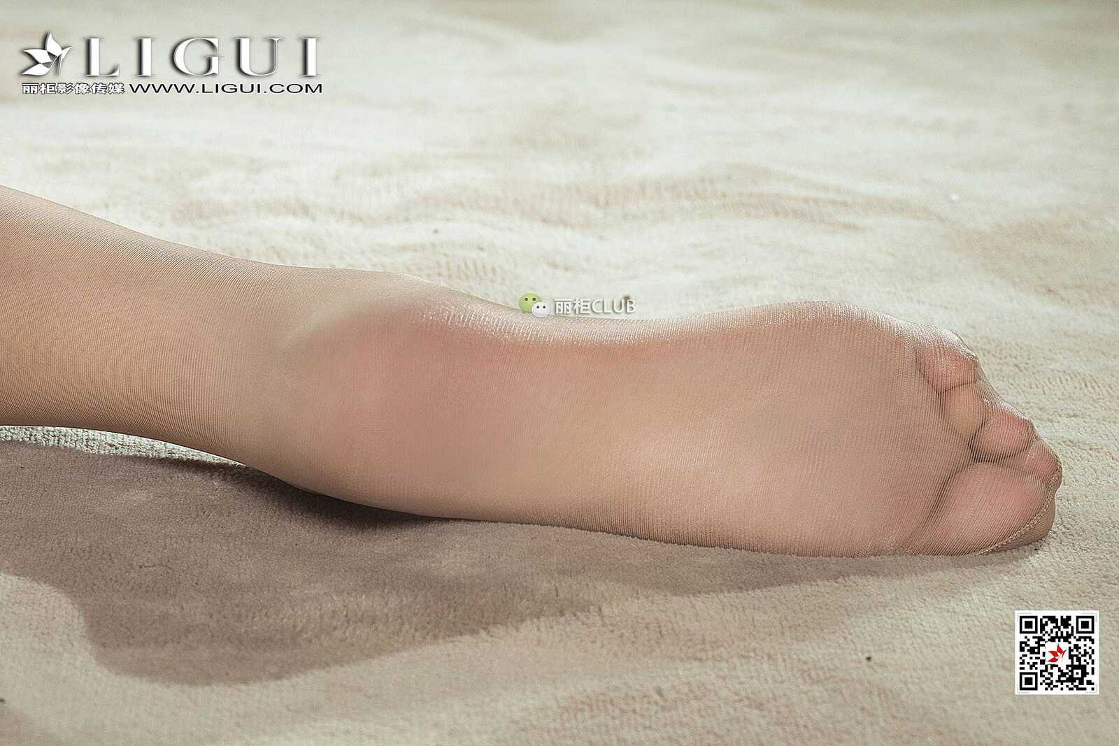 腿模敏儿《高叉美丝》 [丽柜LIGUI] 丝袜美腿 写真第5张