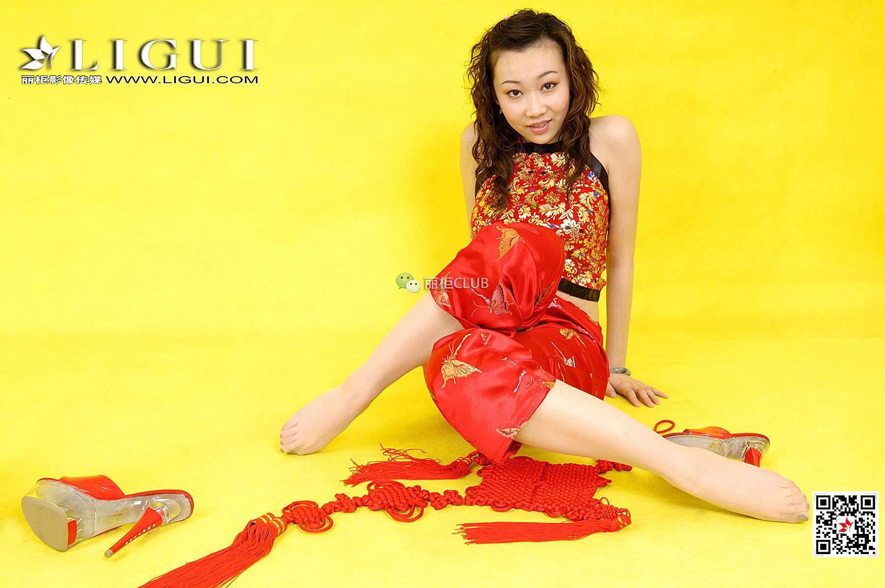 璐璐《新春丝足》 [丽柜LIGUI] 网络丽人 写真集第4张