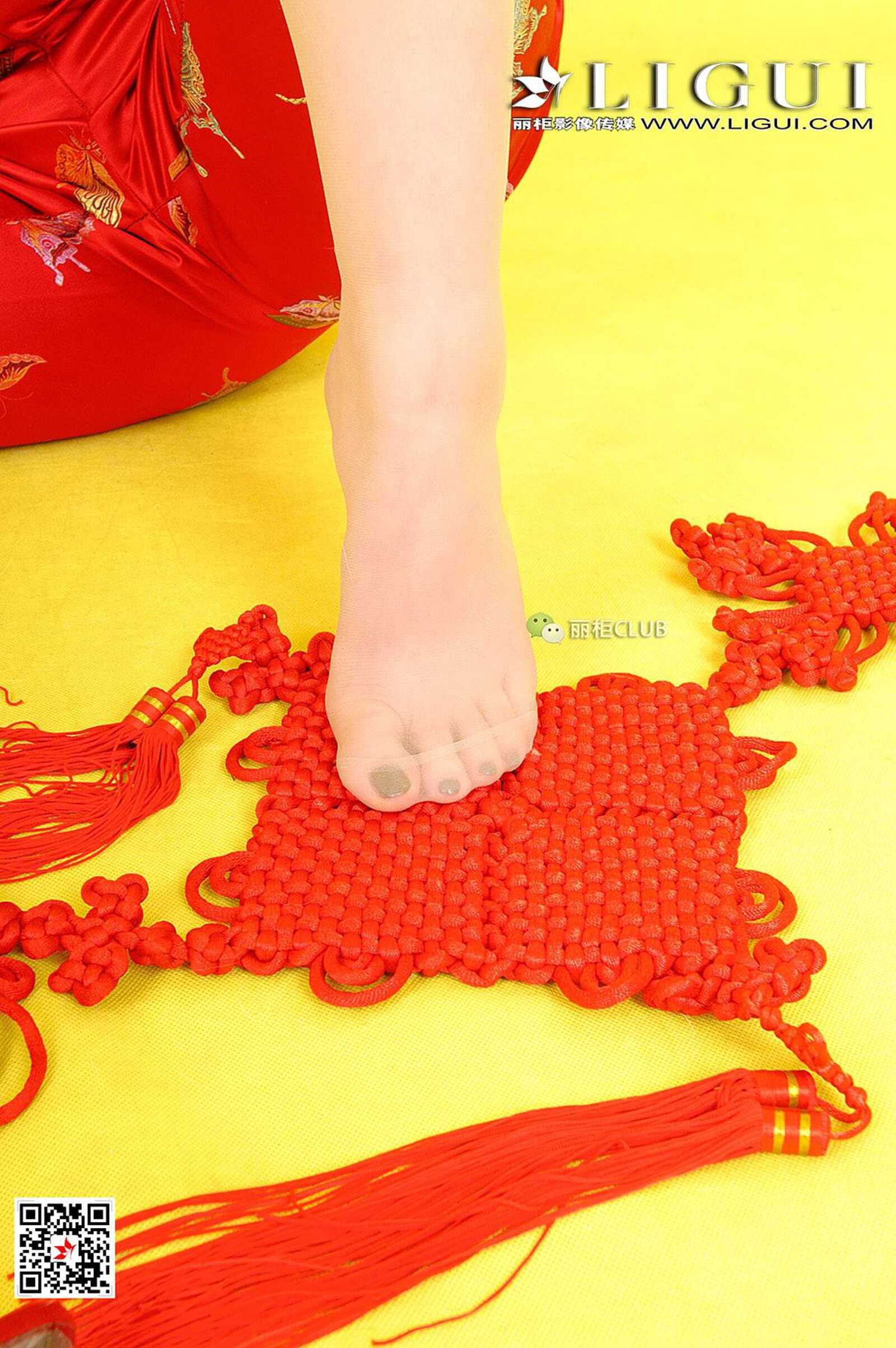 璐璐《新春丝足》 [丽柜LIGUI] 网络丽人 写真集第5张