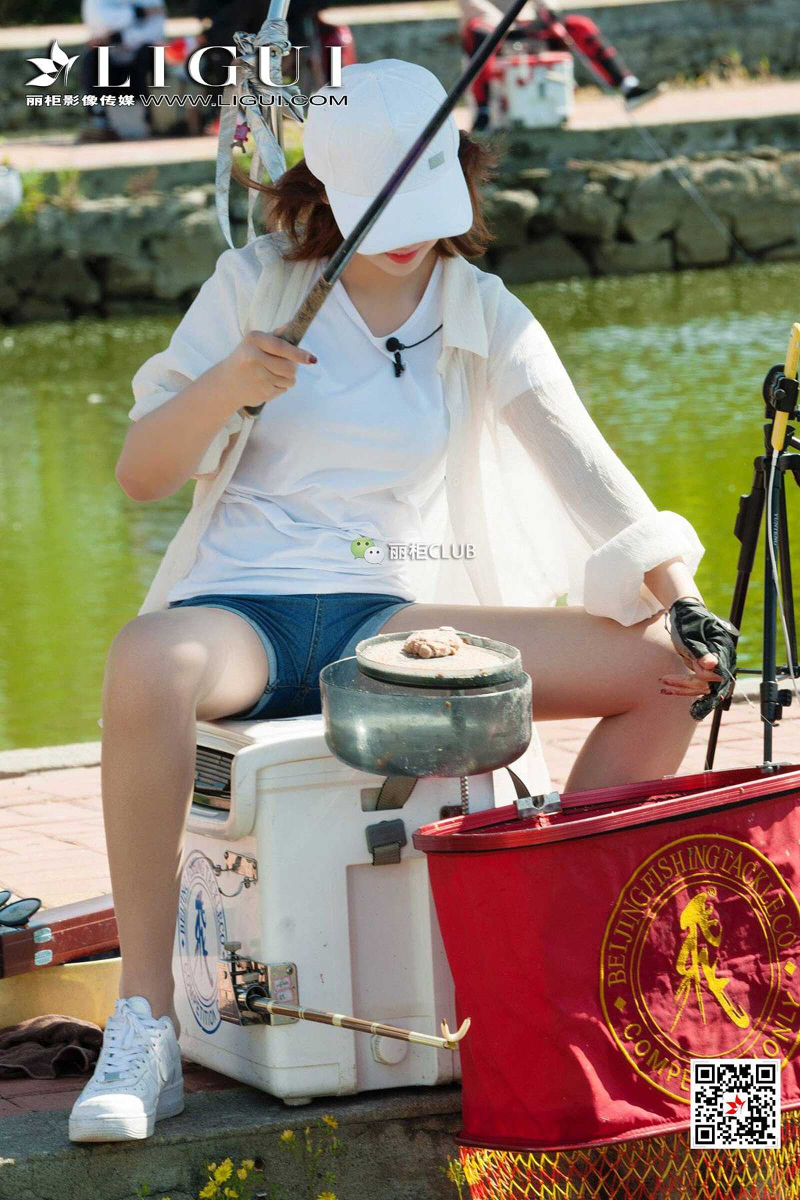 腿模筱筱&amp;amp;然然《钓鱼丝足》 [丽柜LIGUI] 美腿玉第11张