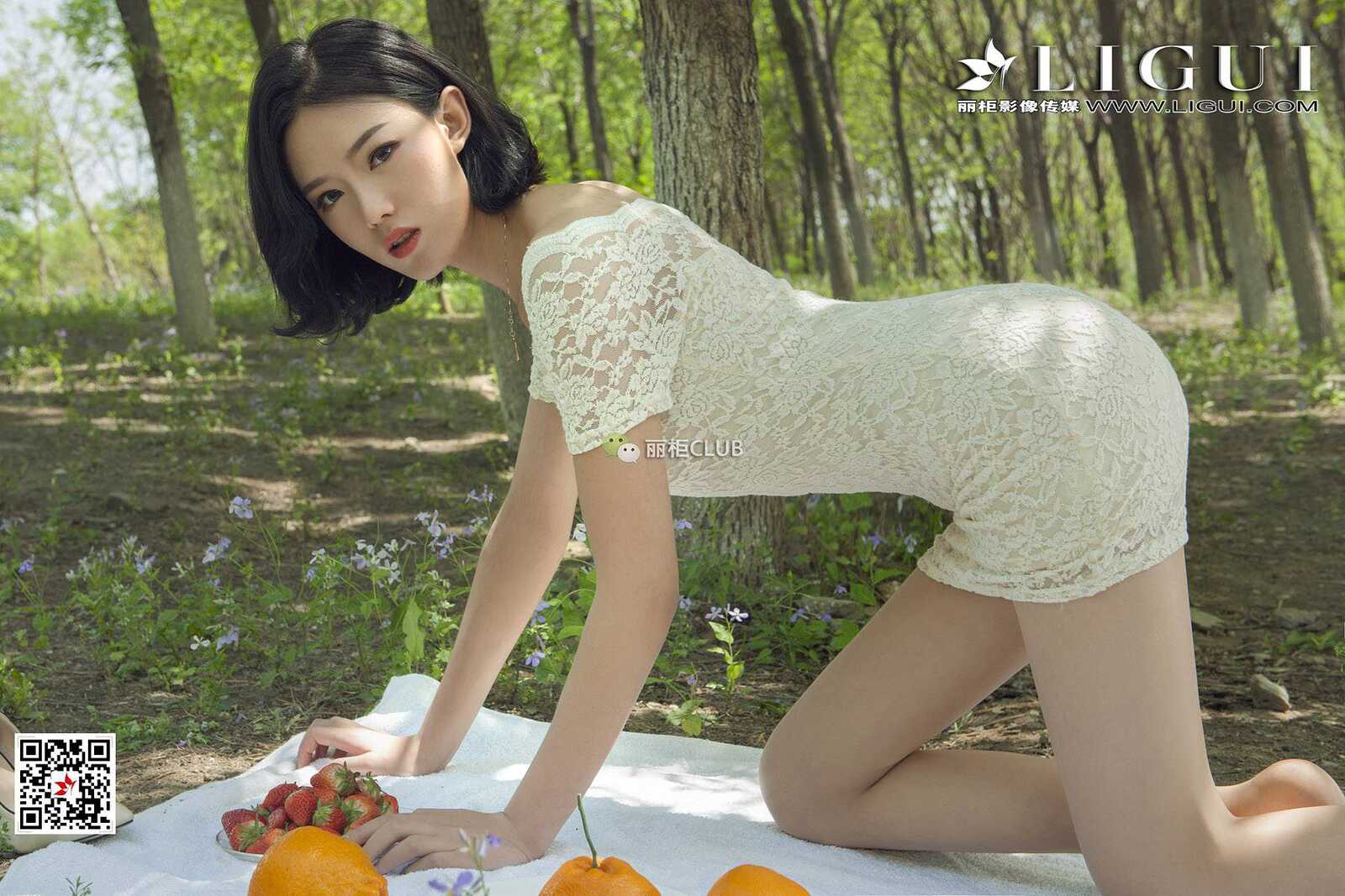 腿模敏儿《水果丝足》 [丽柜LIGUI] 美腿丝足 写真第6张