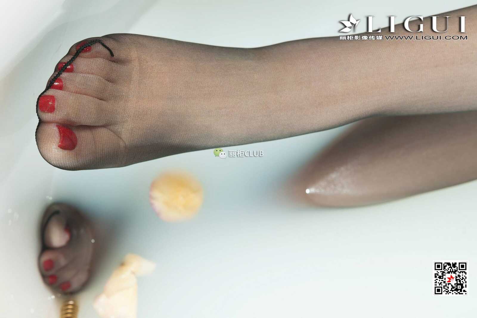 足模然然《浴缸丝足迷情》 [丽柜LIGUI] 网络丽人第6张