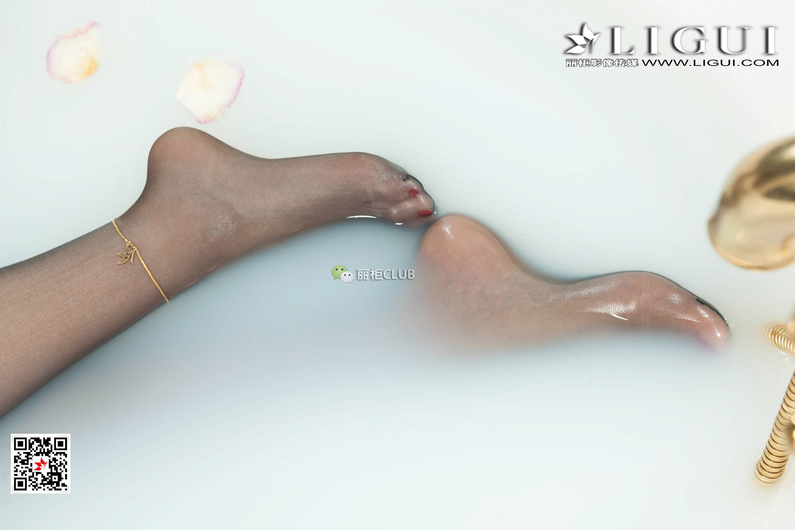 足模然然《浴缸丝足迷情》 [丽柜LIGUI] 网络丽人第2张