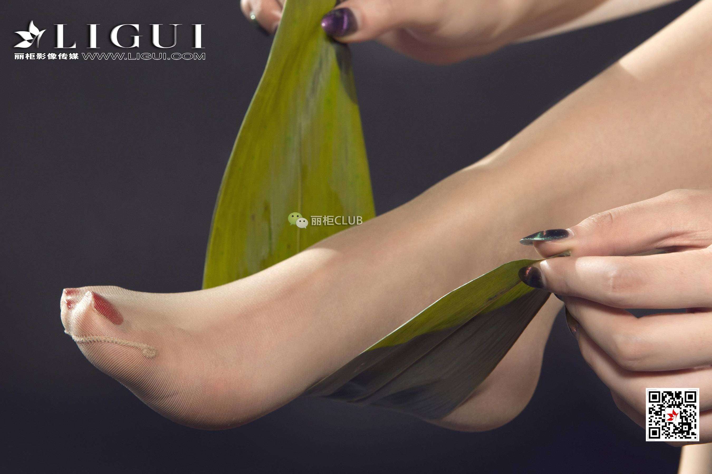 足模雪糕《端香旗袍丝足》 [丽柜LIGUI] 网络丽人第16张