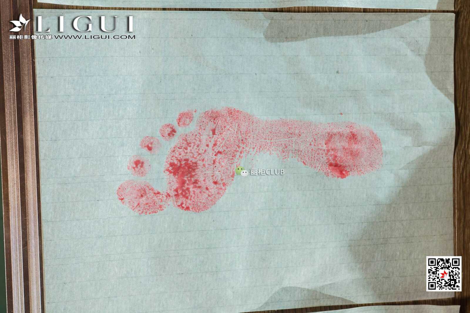 腿模果儿《古典黑丝旗袍丝足》 [丽柜LIGUI] 网络第1张