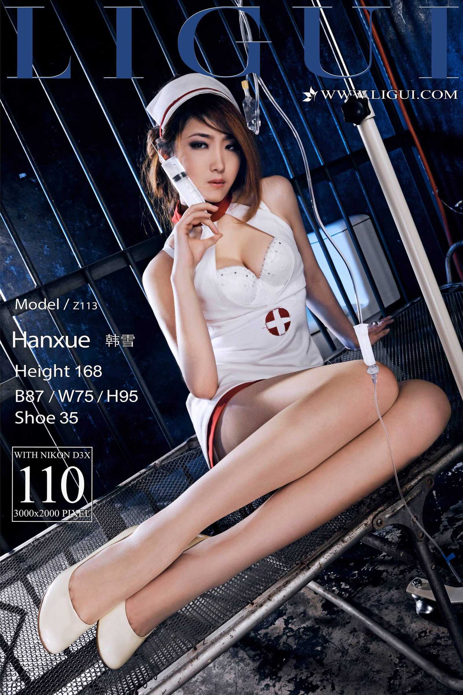腿模韩雪《护士迷情》 [丽柜Ligui] 经典回顾 美腿第22张