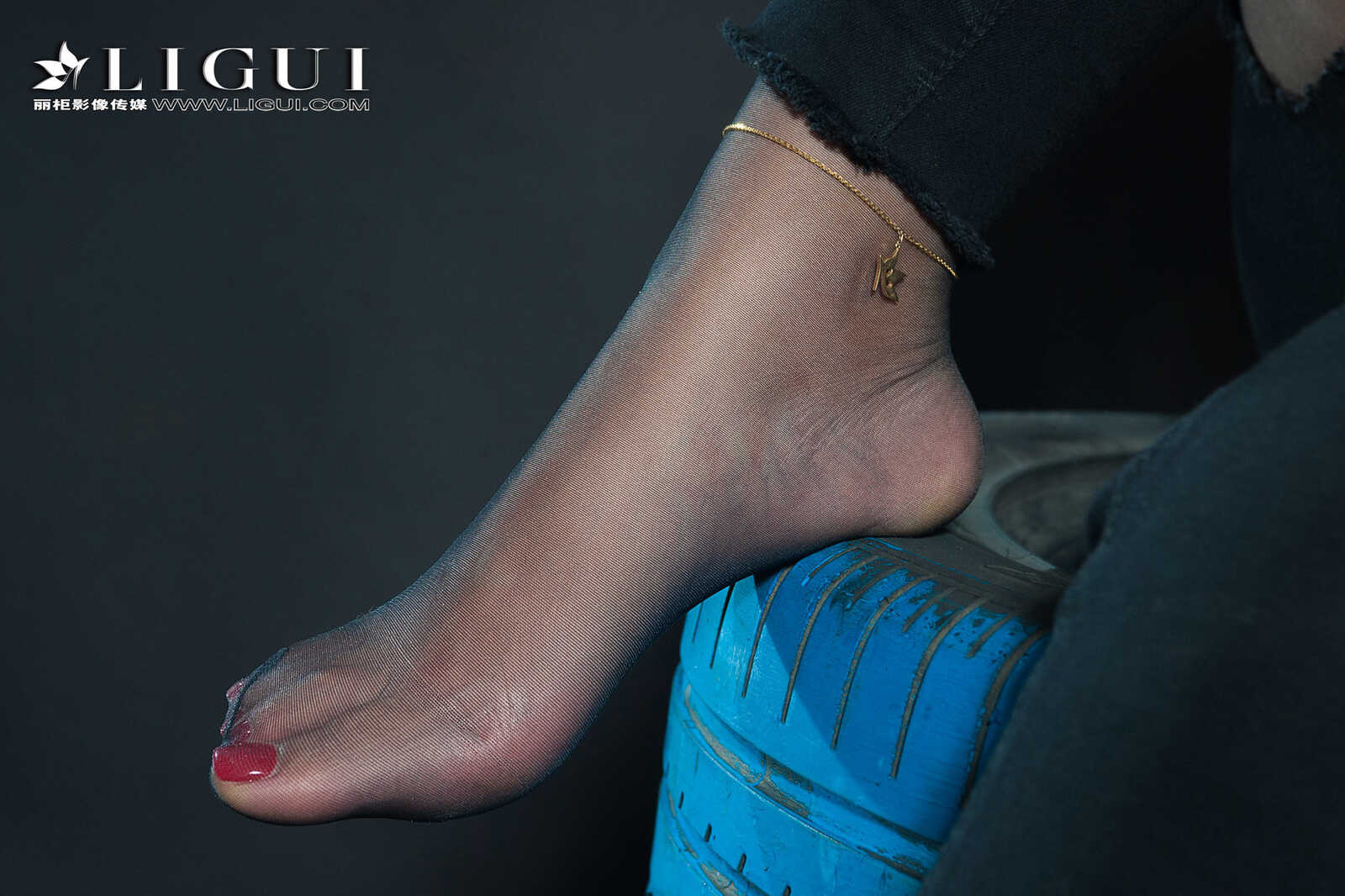 赵维拉《牛仔黑丝女郎》 [丽柜Ligui] 网络丽人 写第11张