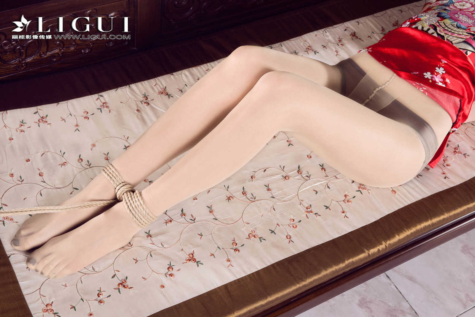 腿模怡萱《旗袍绳艺》 [丽柜Ligui] 经典回顾 写真第8张