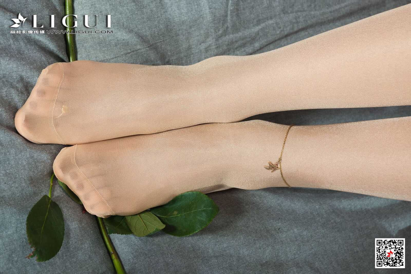 足模筱筱《肉丝玉足》 [丽柜Ligui] 网络丽人 写真第6张