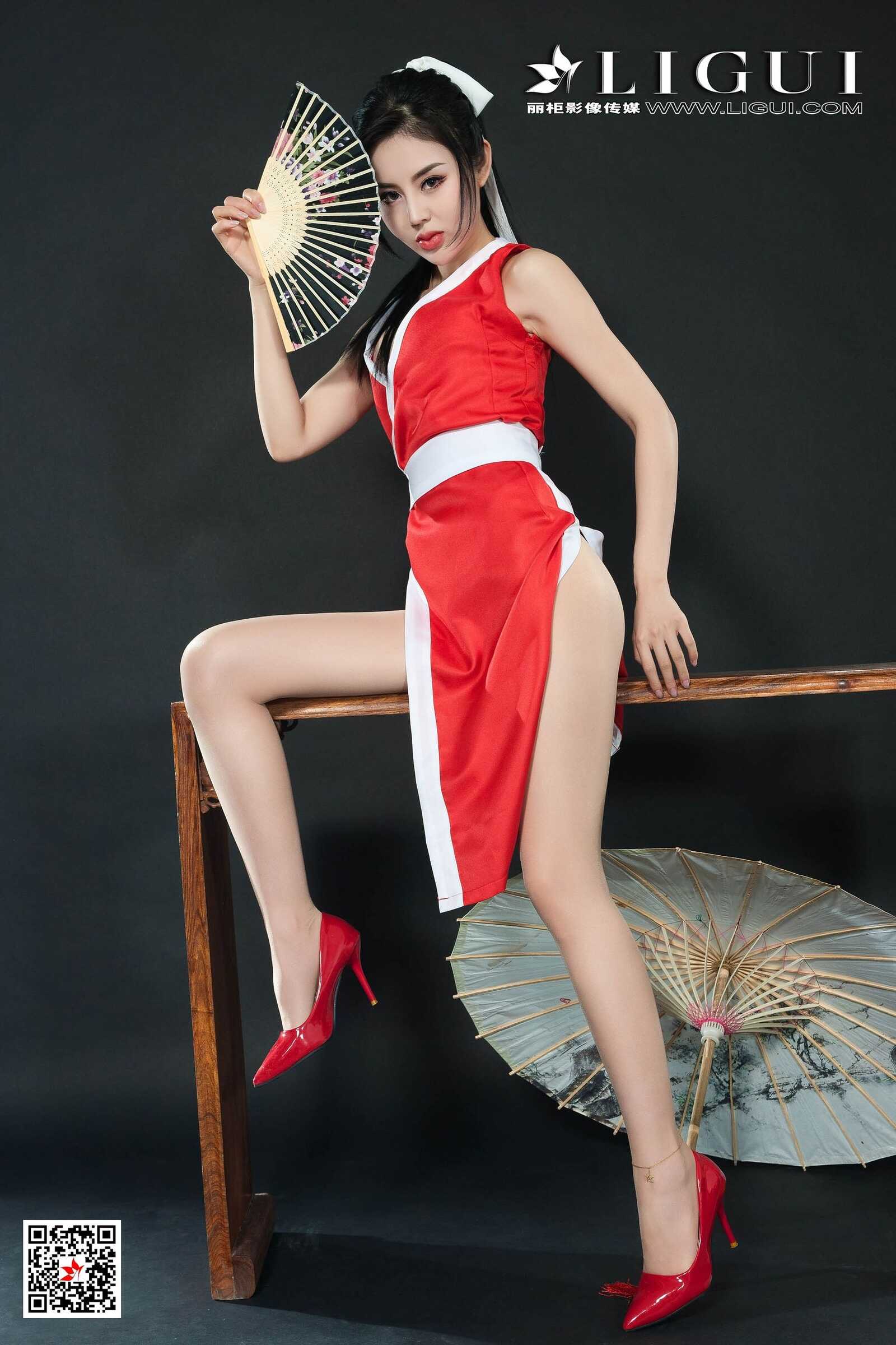 凉儿《不知火舞COS》 [丽柜Ligui] 写真集第15张