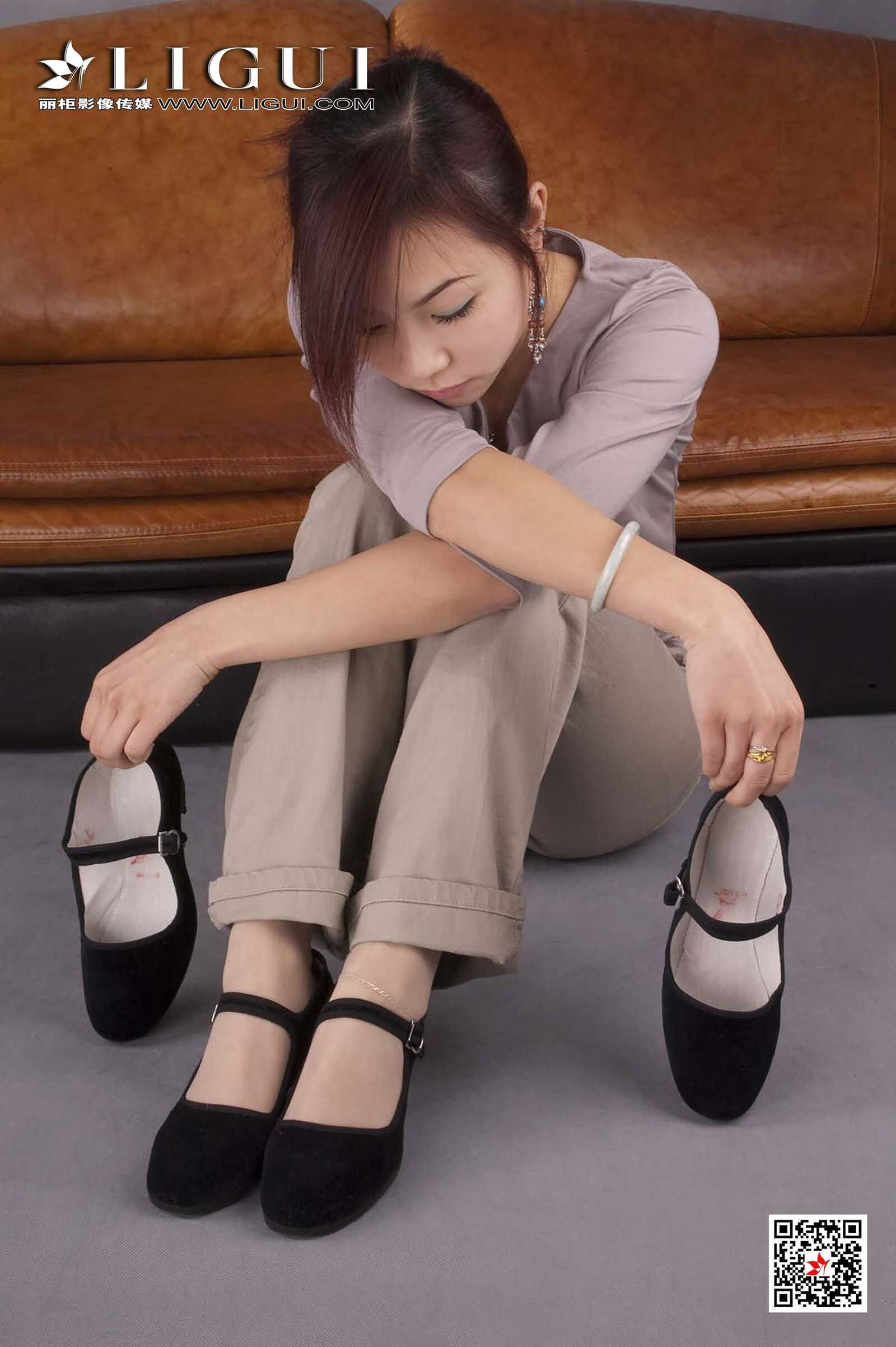 雅诗《复古美脚》 [丽柜Ligui] 网络丽人 写真集第18张