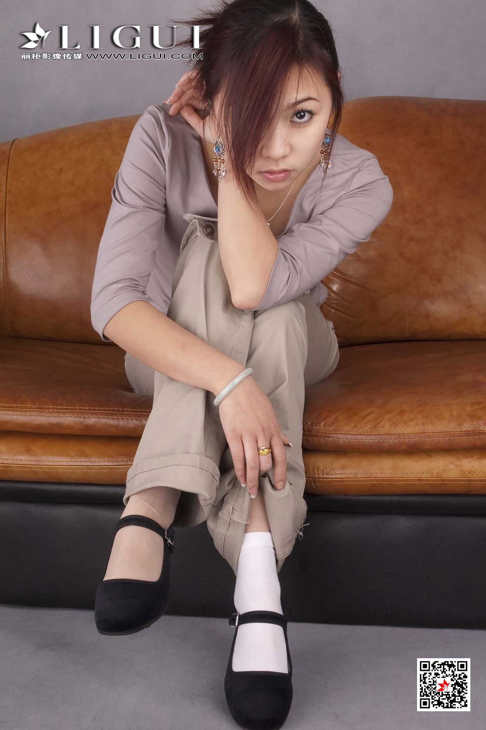 雅诗《复古美脚》 [丽柜Ligui] 网络丽人 写真集第12张