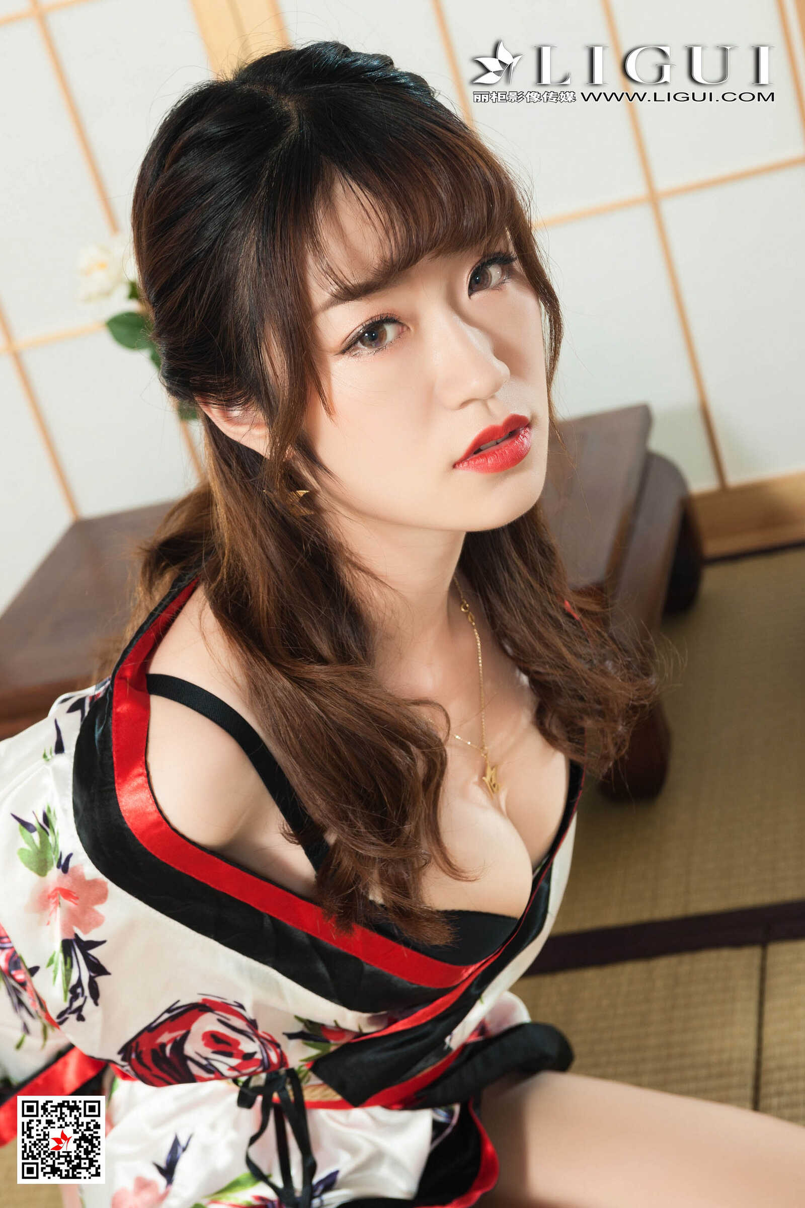 模特安娜《和服绳艺》 [丽柜美束Ligui] 美腿丝足第14张