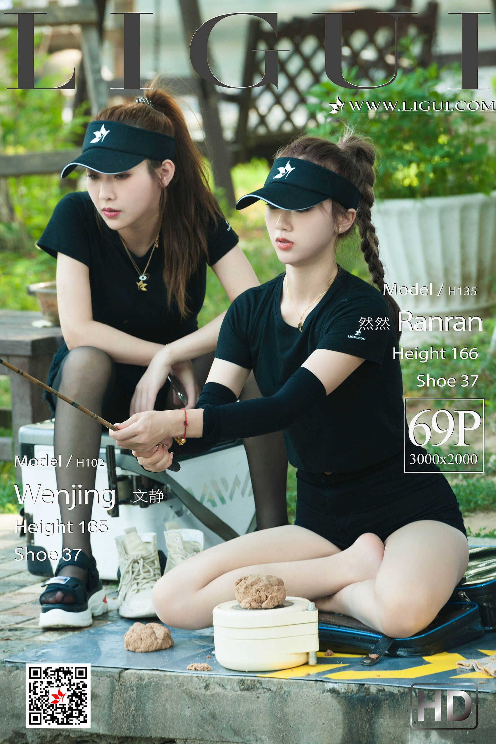 文静&amp;amp;然然《垂钓园丝足》 [丽柜LIGUI] 网络丽人第19张