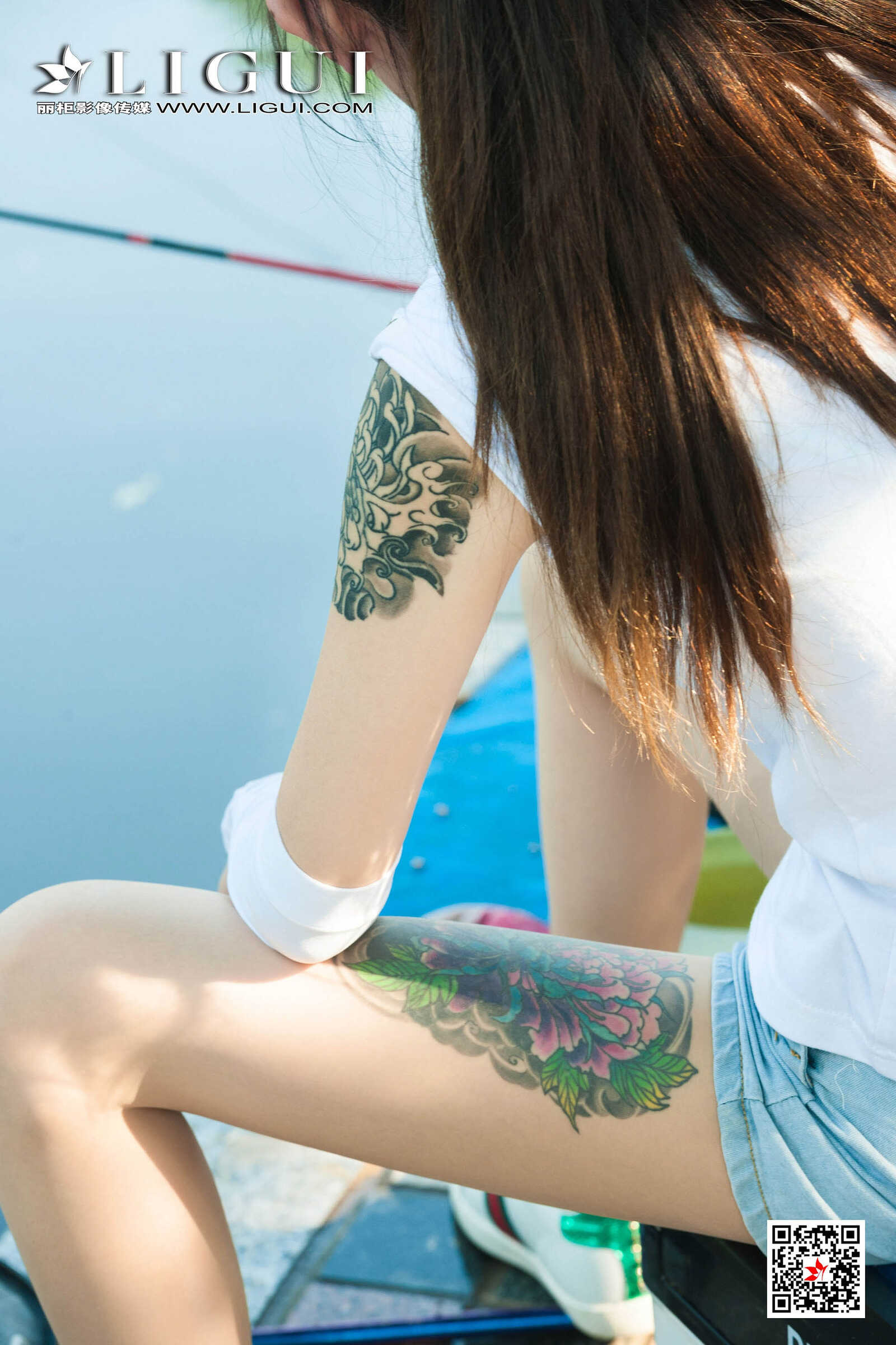 文静&amp;amp;然然《垂钓园丝足》 [丽柜LIGUI] 网络丽人第12张